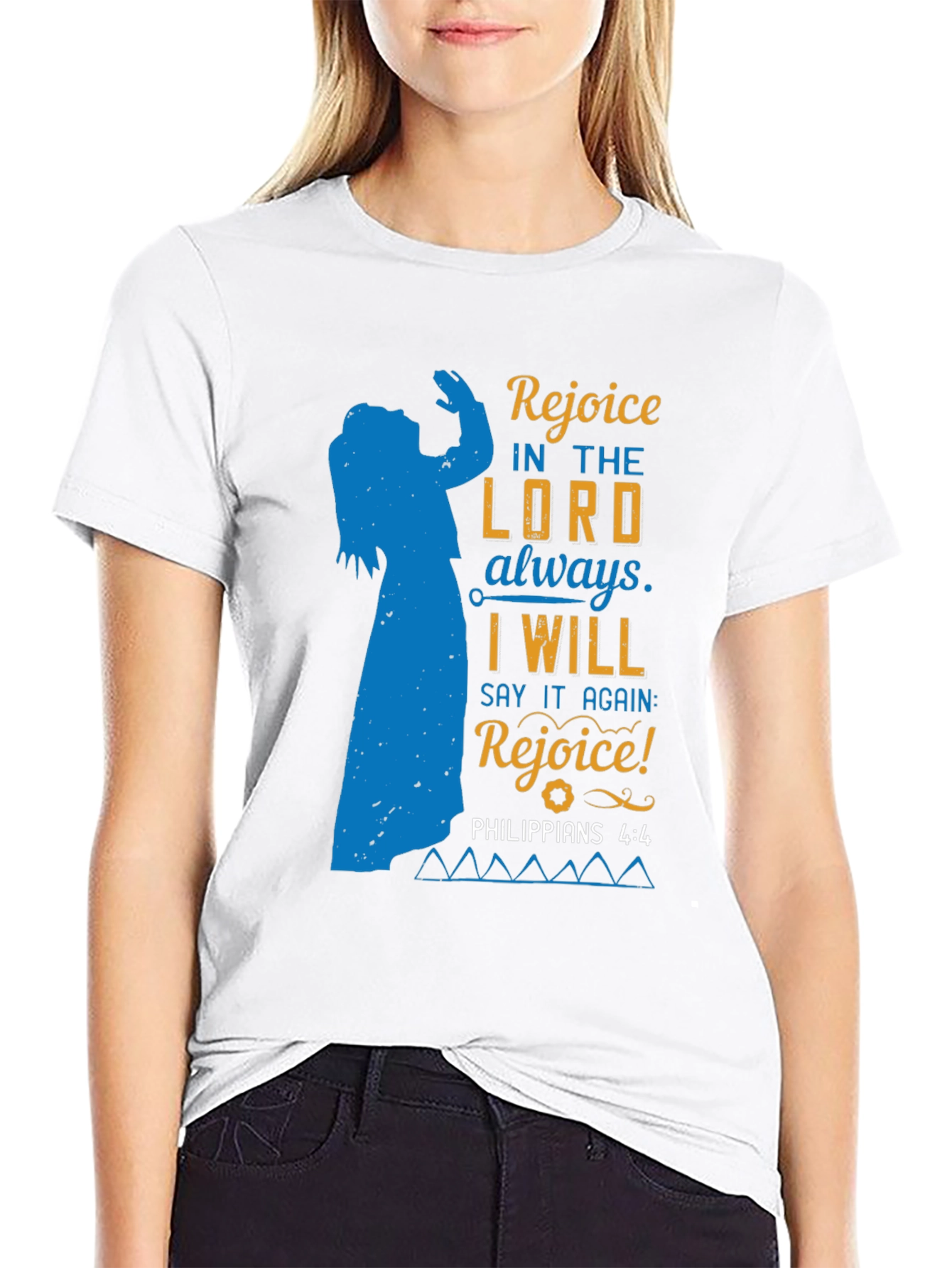 Religious T-Shirt: Rejoice in the Lord Always