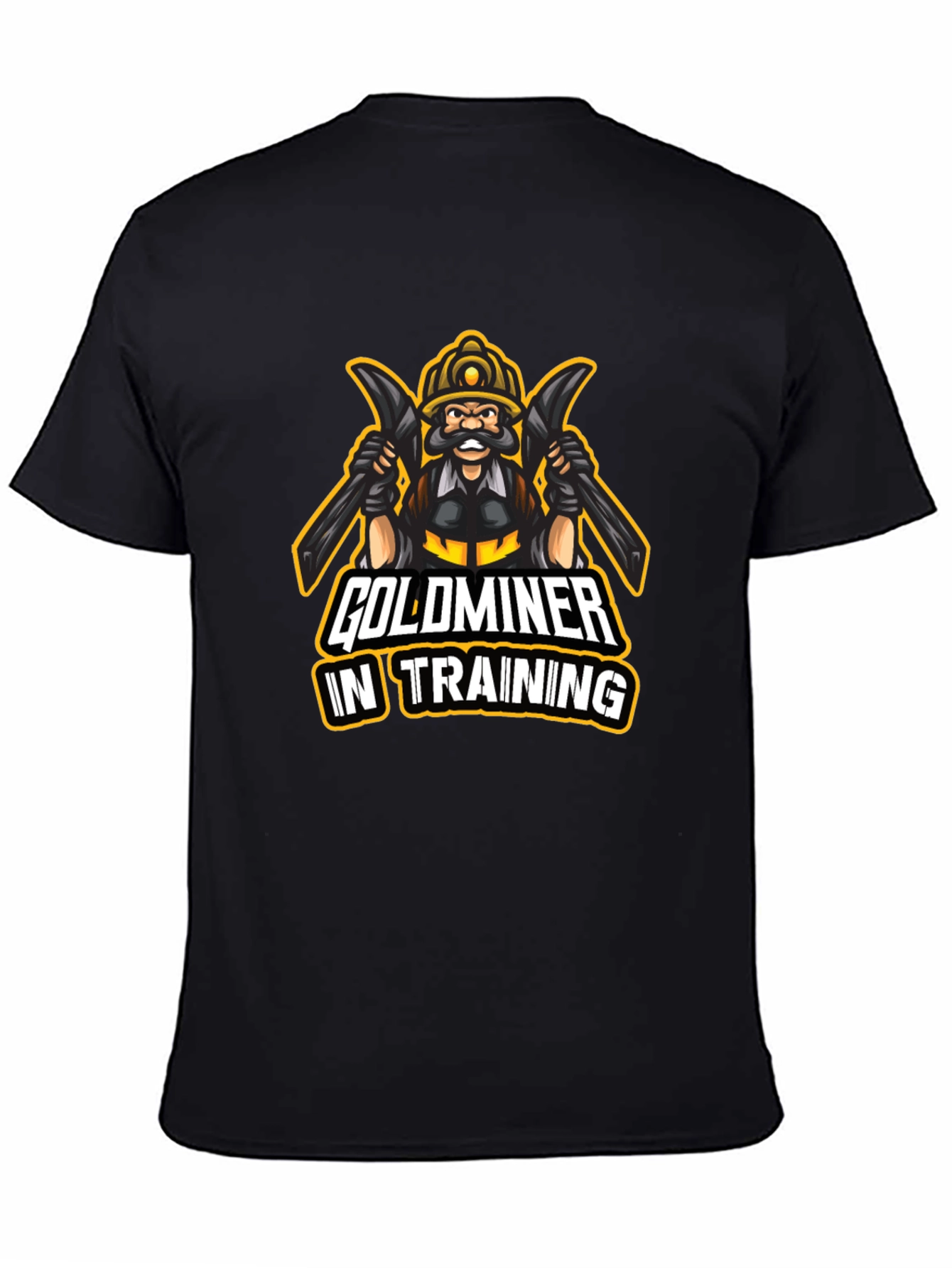 Goldminer In Training Black T-Shirt