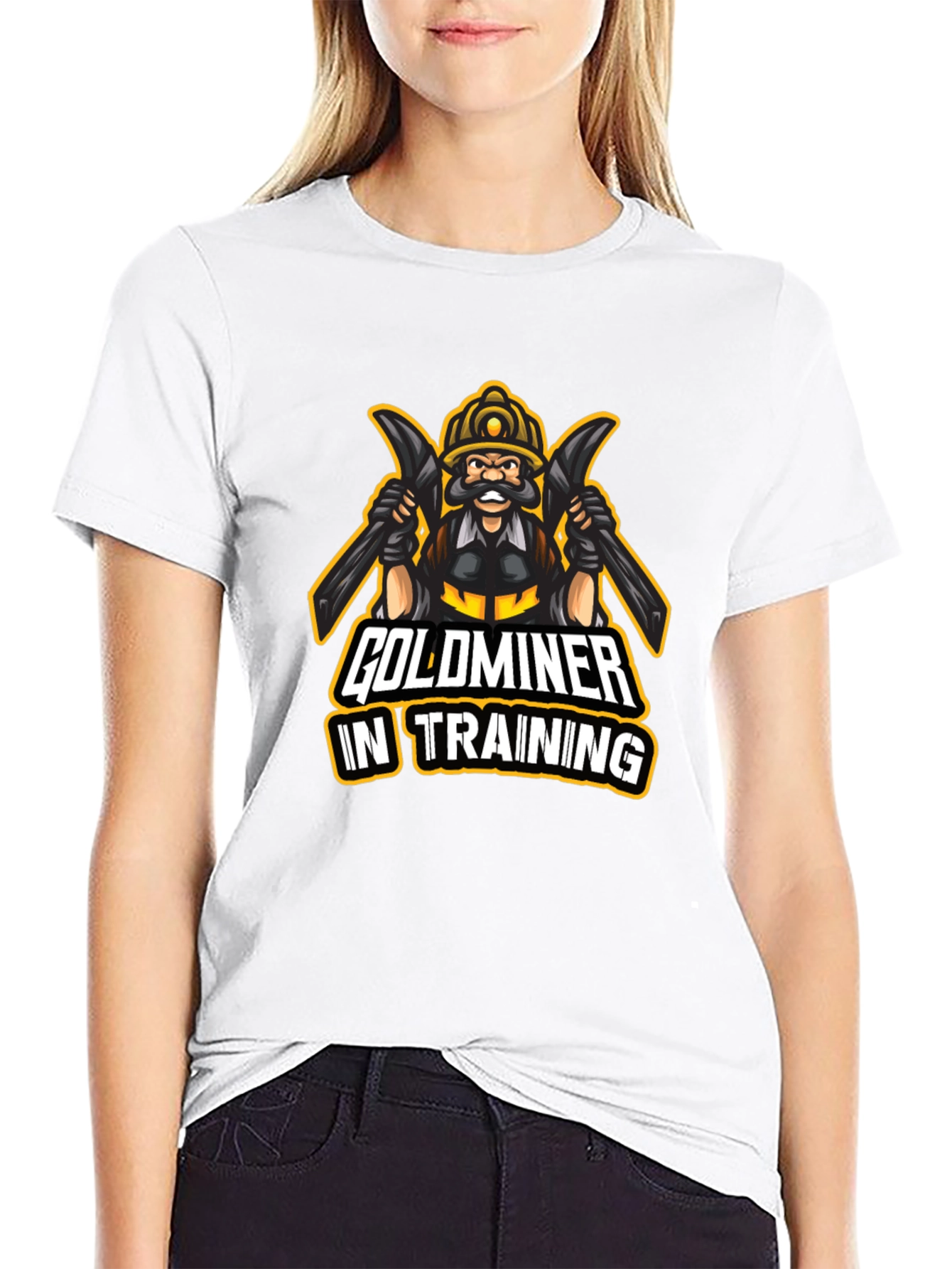 Goldminer In Training Black T-Shirt