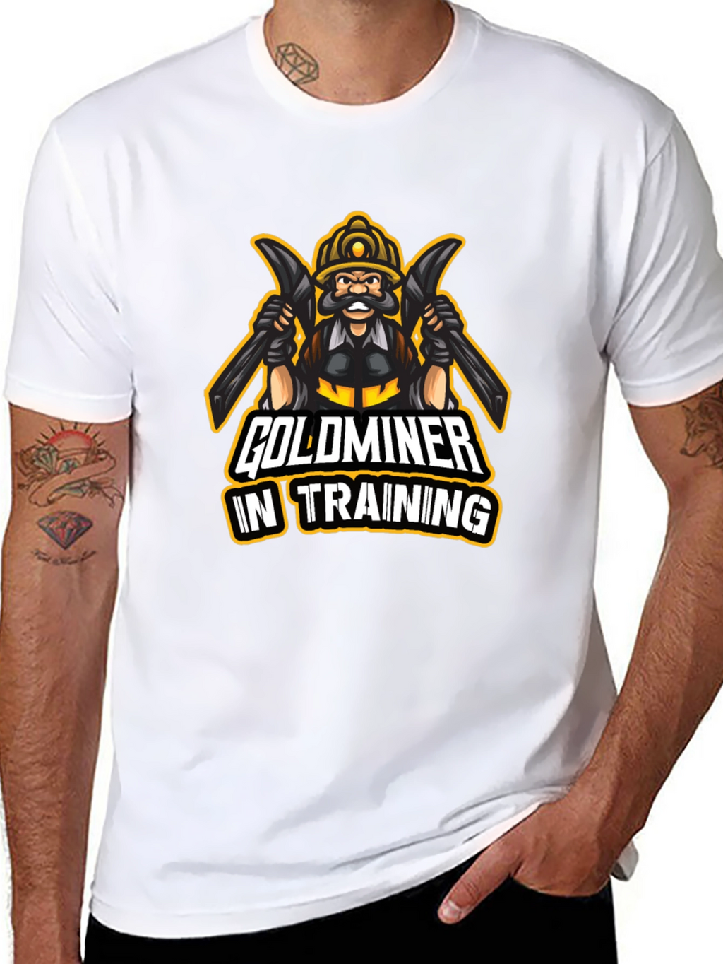 Goldminer In Training Black T-Shirt