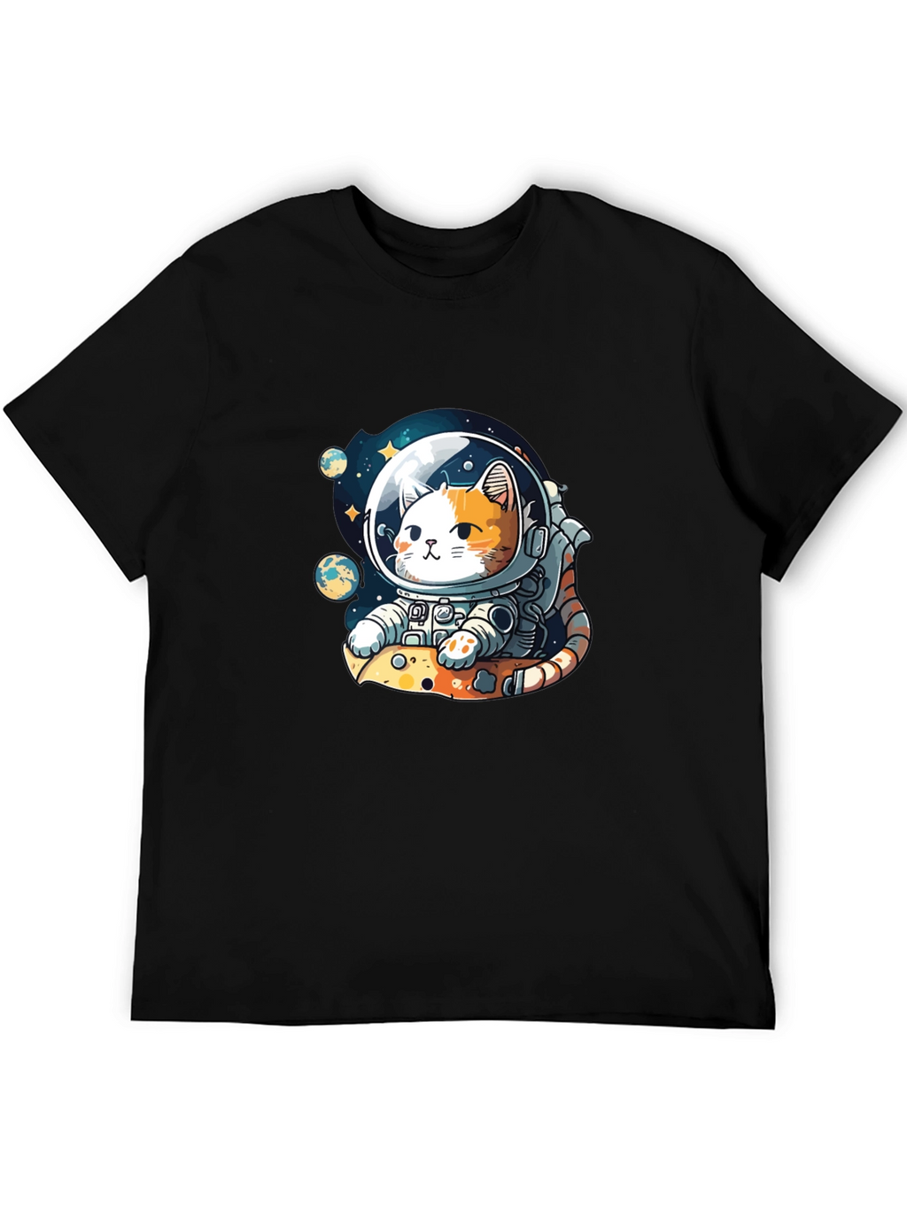 Cat Astronaut T-Shirt - Space Adventure Design