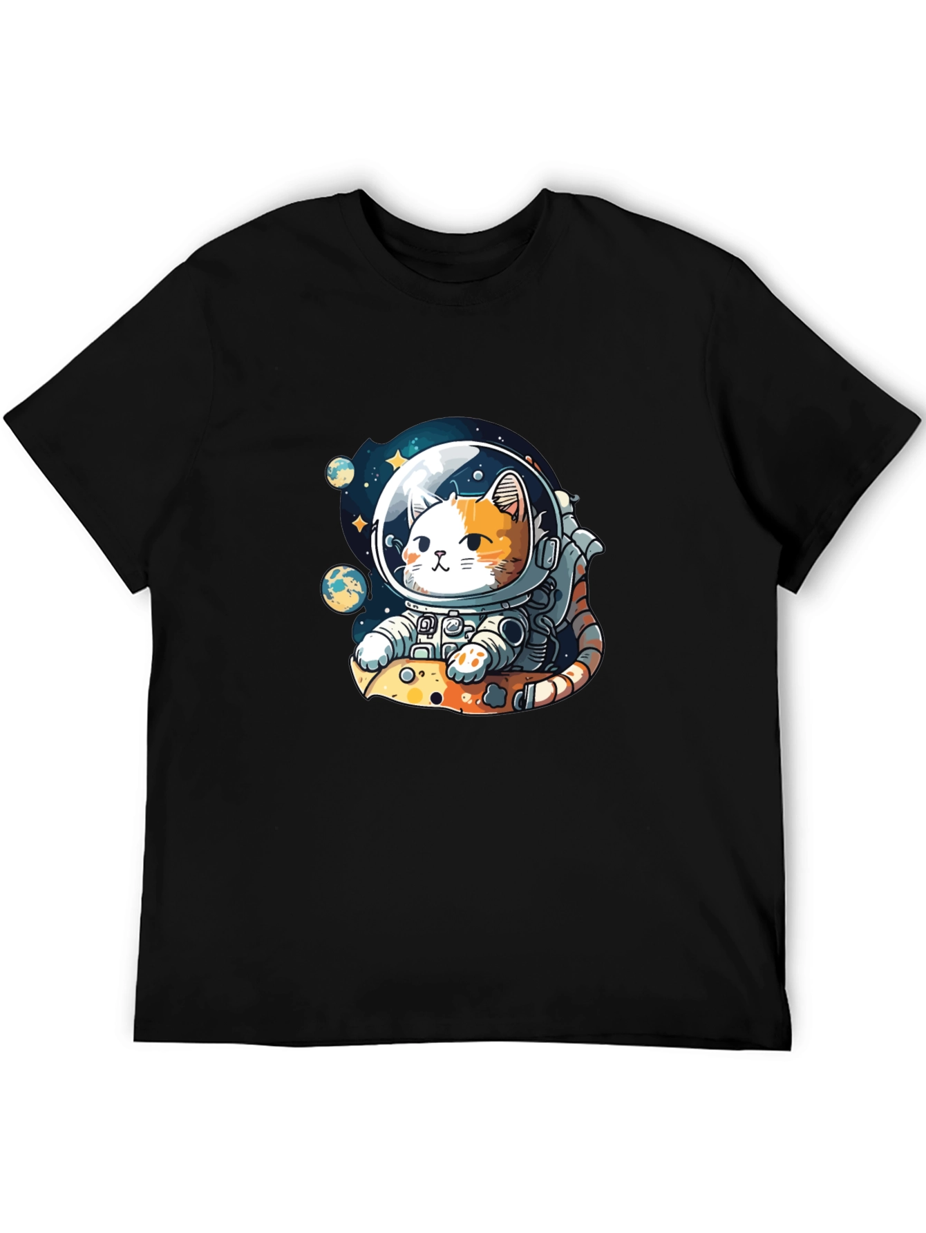 Cat Astronaut T-Shirt - Space Adventure Design