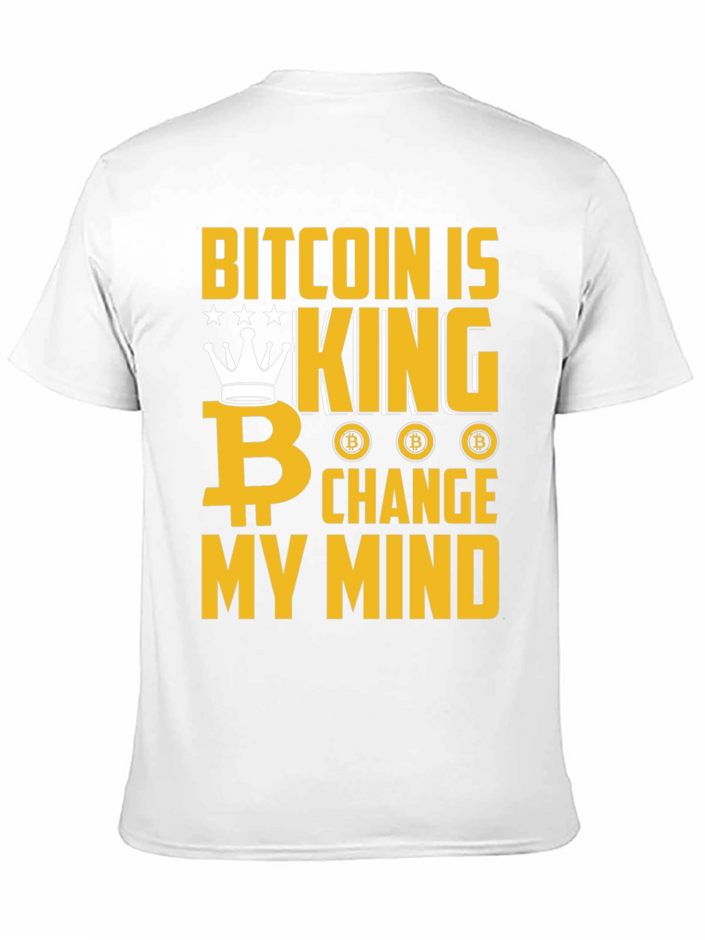 Bitcoin Is King Graphic T-Shirt