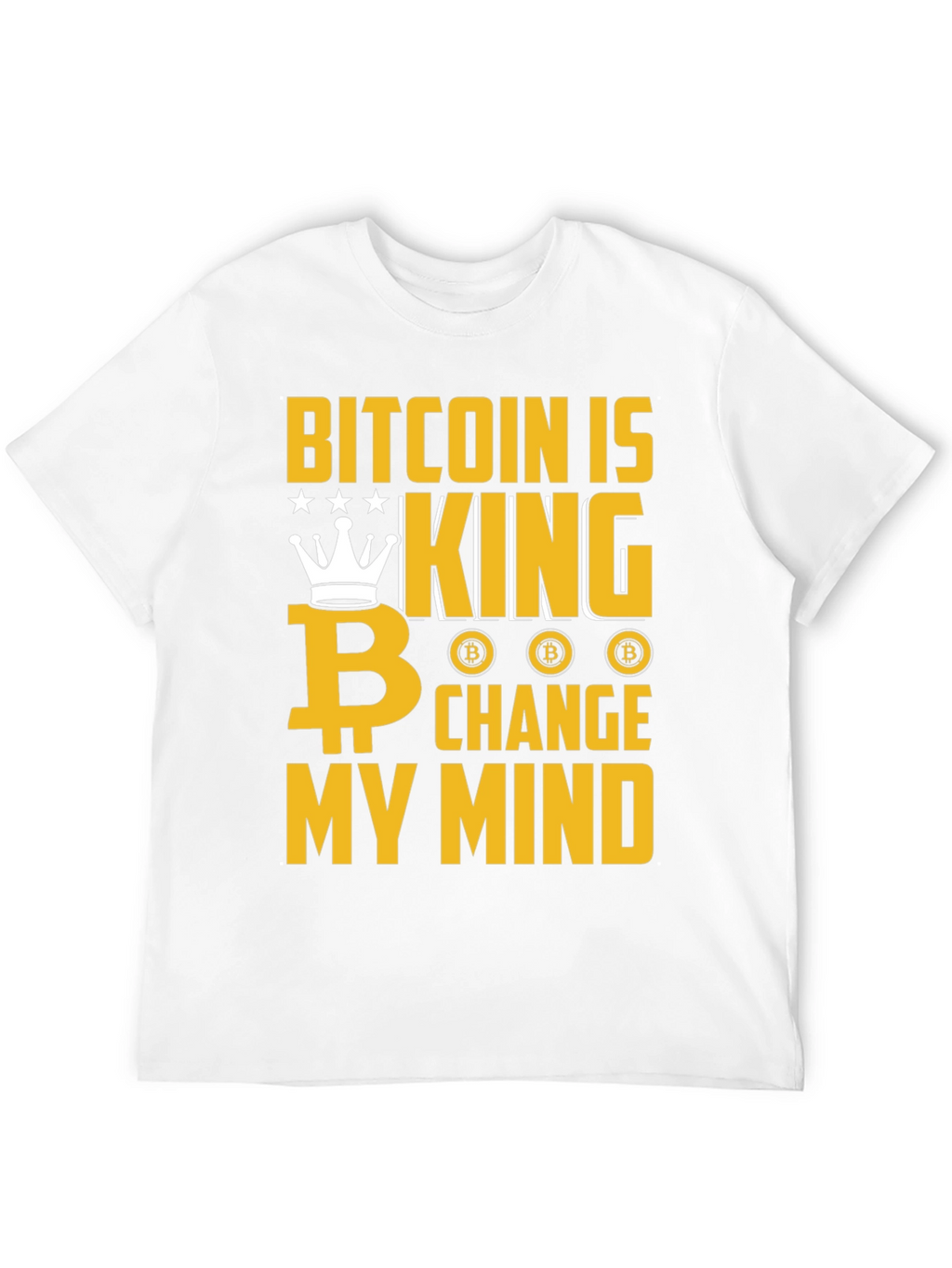 Bitcoin Is King Graphic T-Shirt