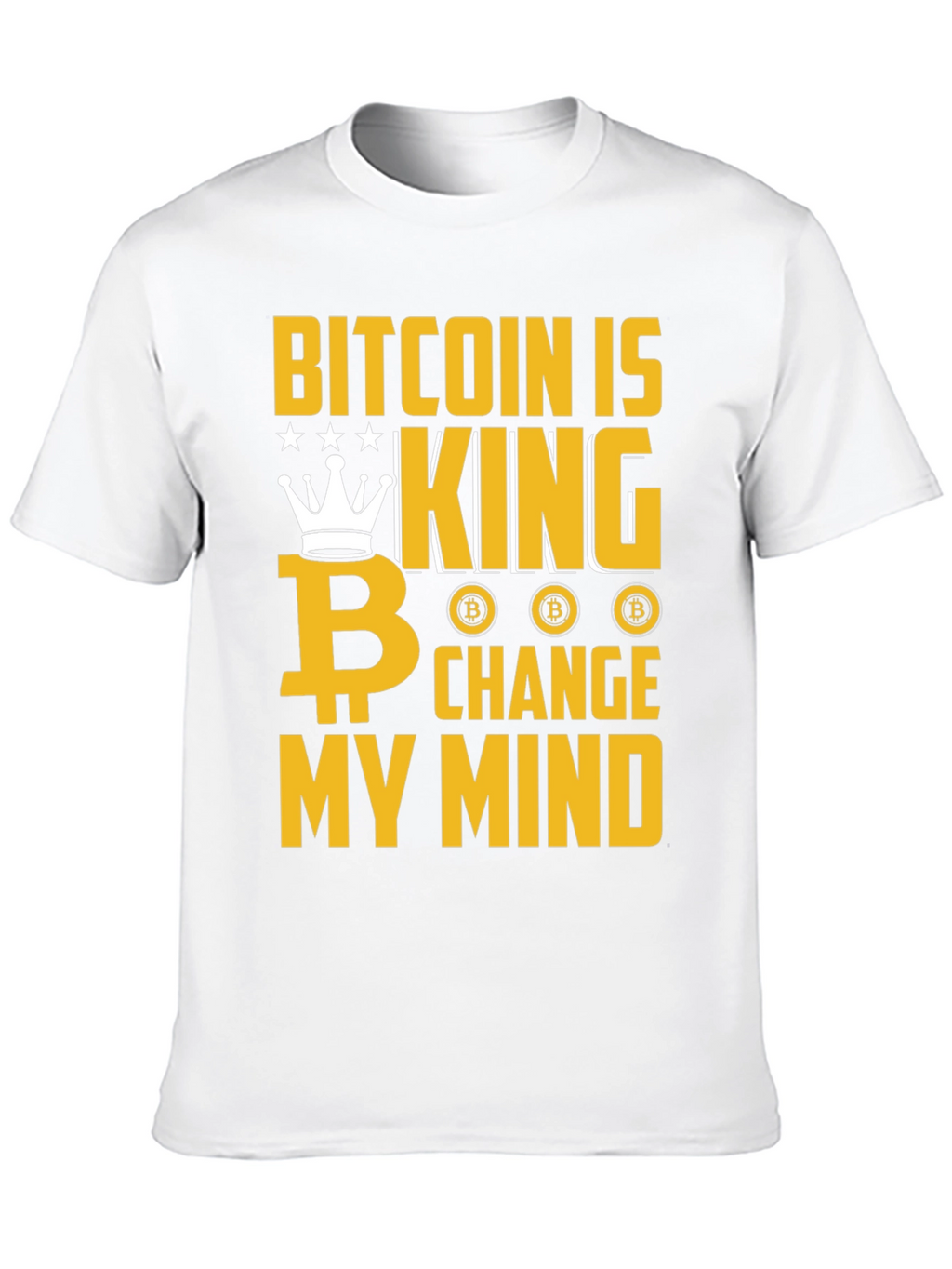 Bitcoin Is King Graphic T-Shirt