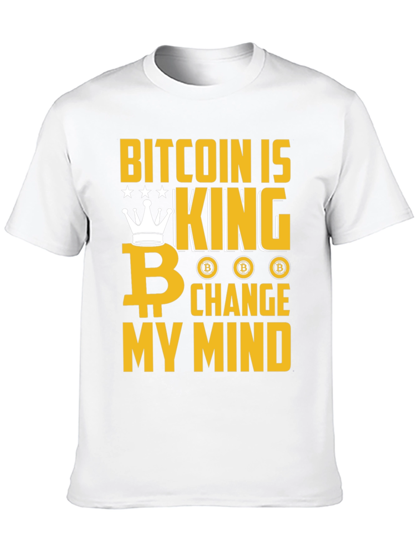 Bitcoin Is King Graphic T-Shirt