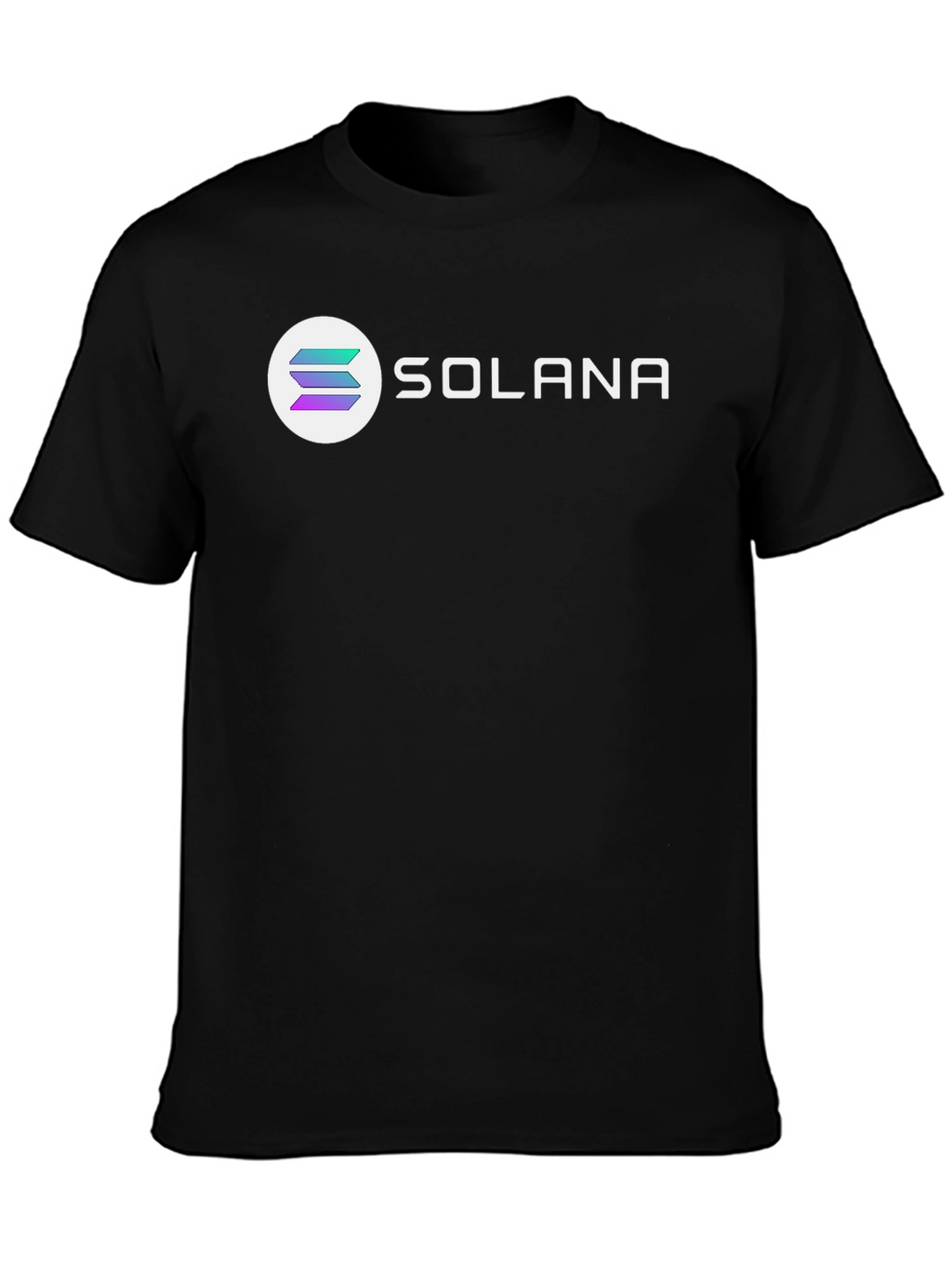 Solana Crypto Black T-Shirt