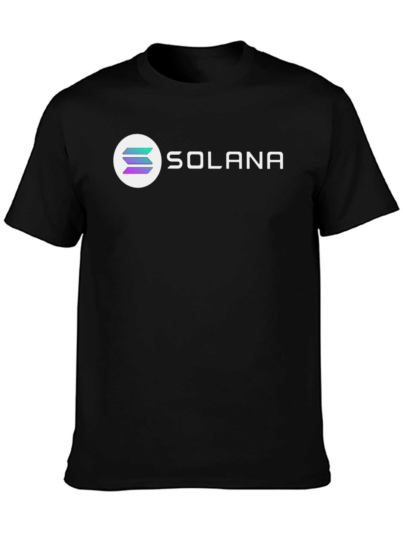 Solana Crypto Black T-Shirt