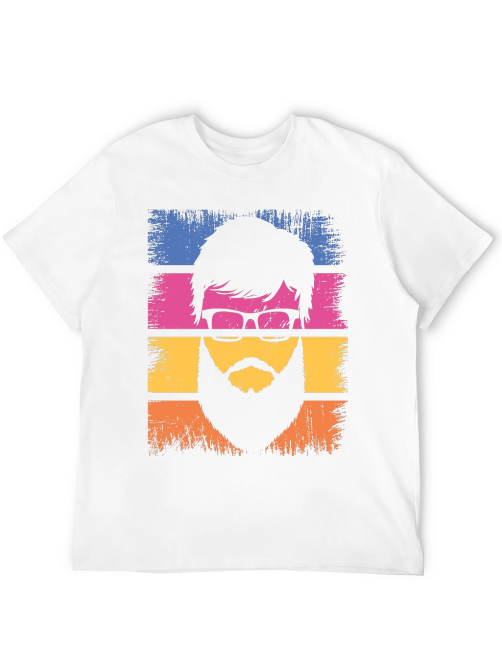 Retro Bearded Man Graphic T-Shirt