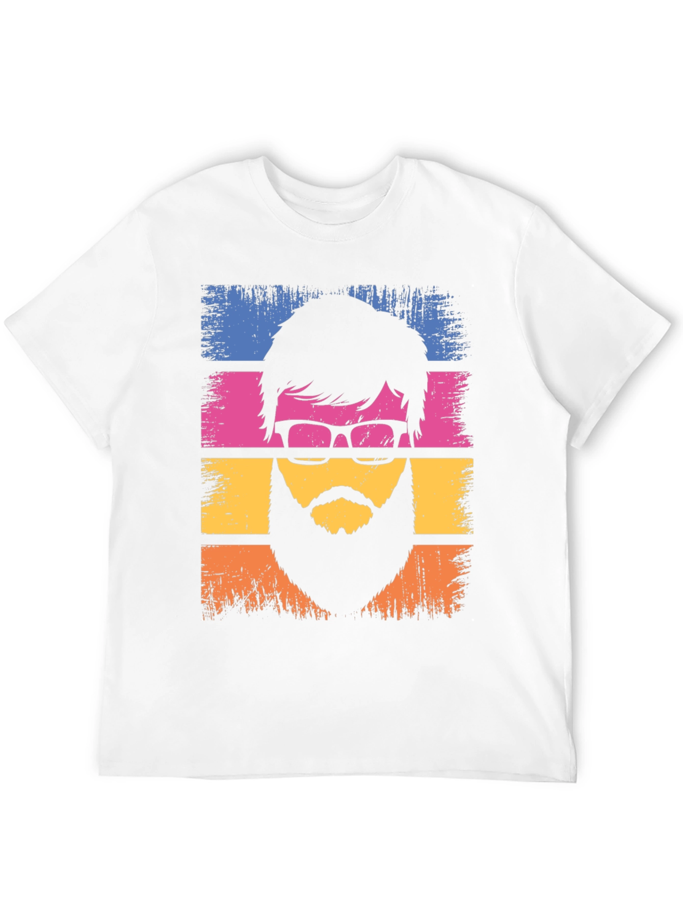 Retro Bearded Man Graphic T-Shirt
