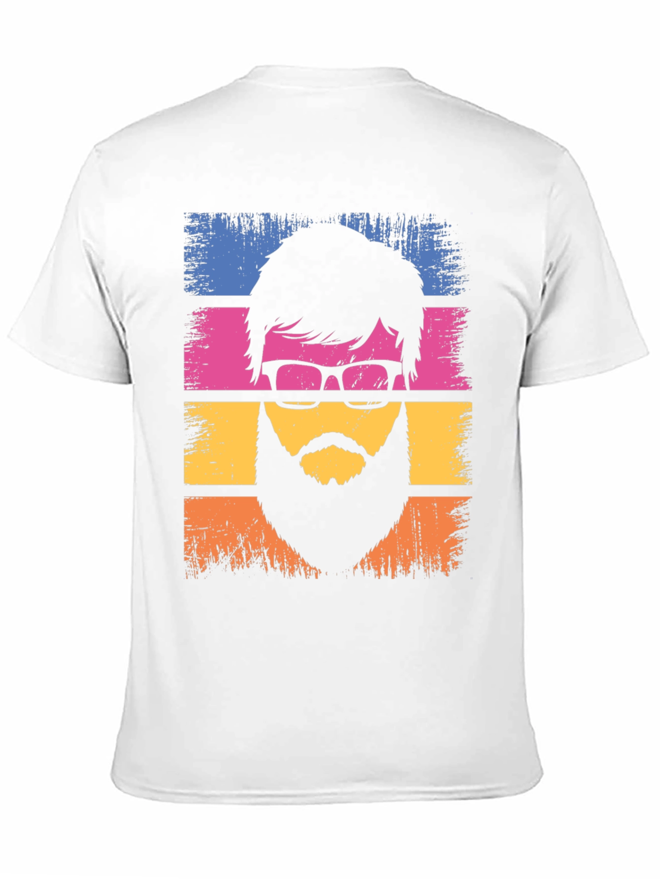 Retro Bearded Man Graphic T-Shirt