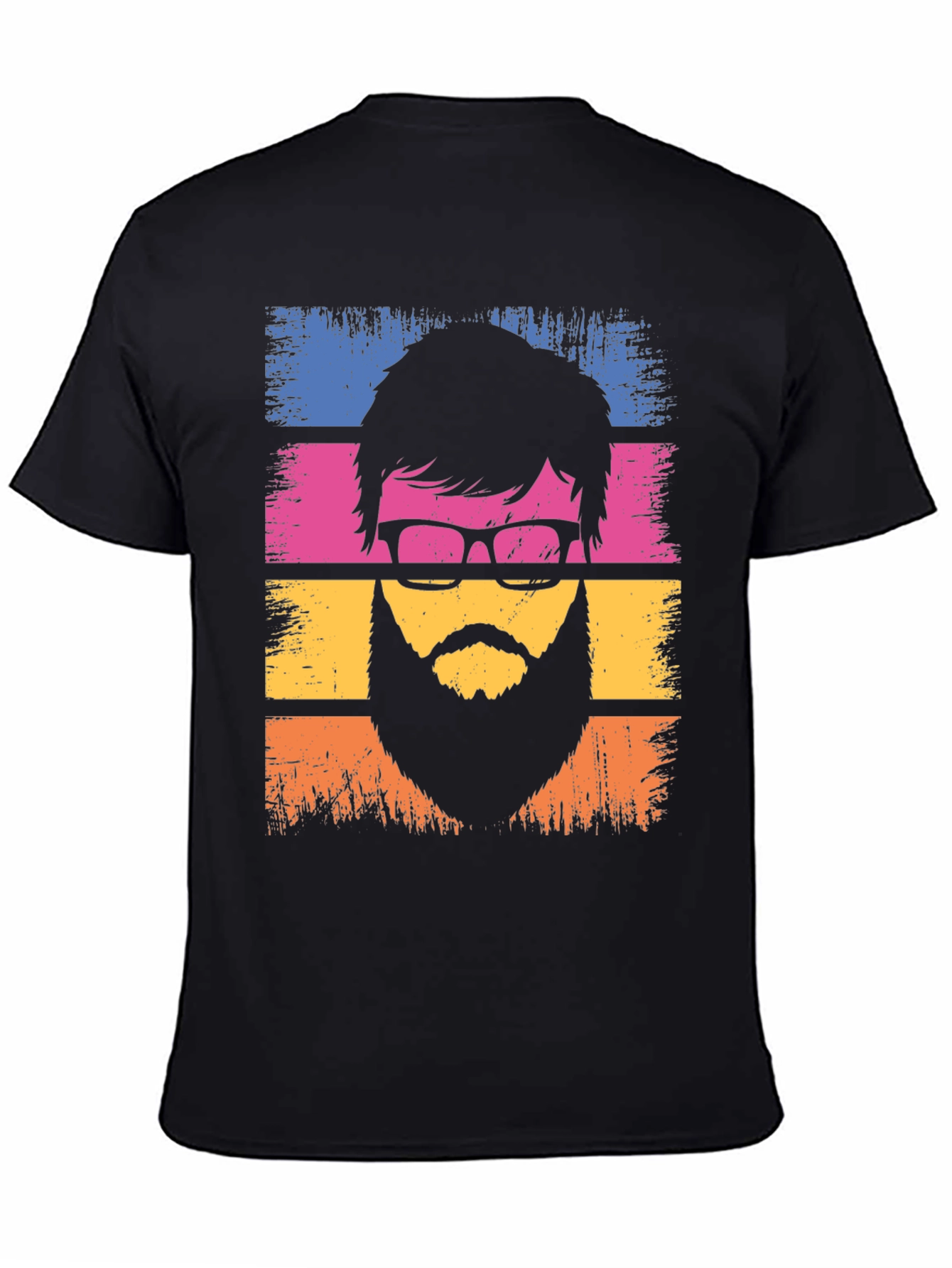 Retro Bearded Man Graphic T-Shirt