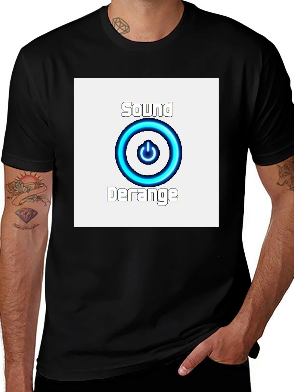 Sound Derange Black Graphic Tee