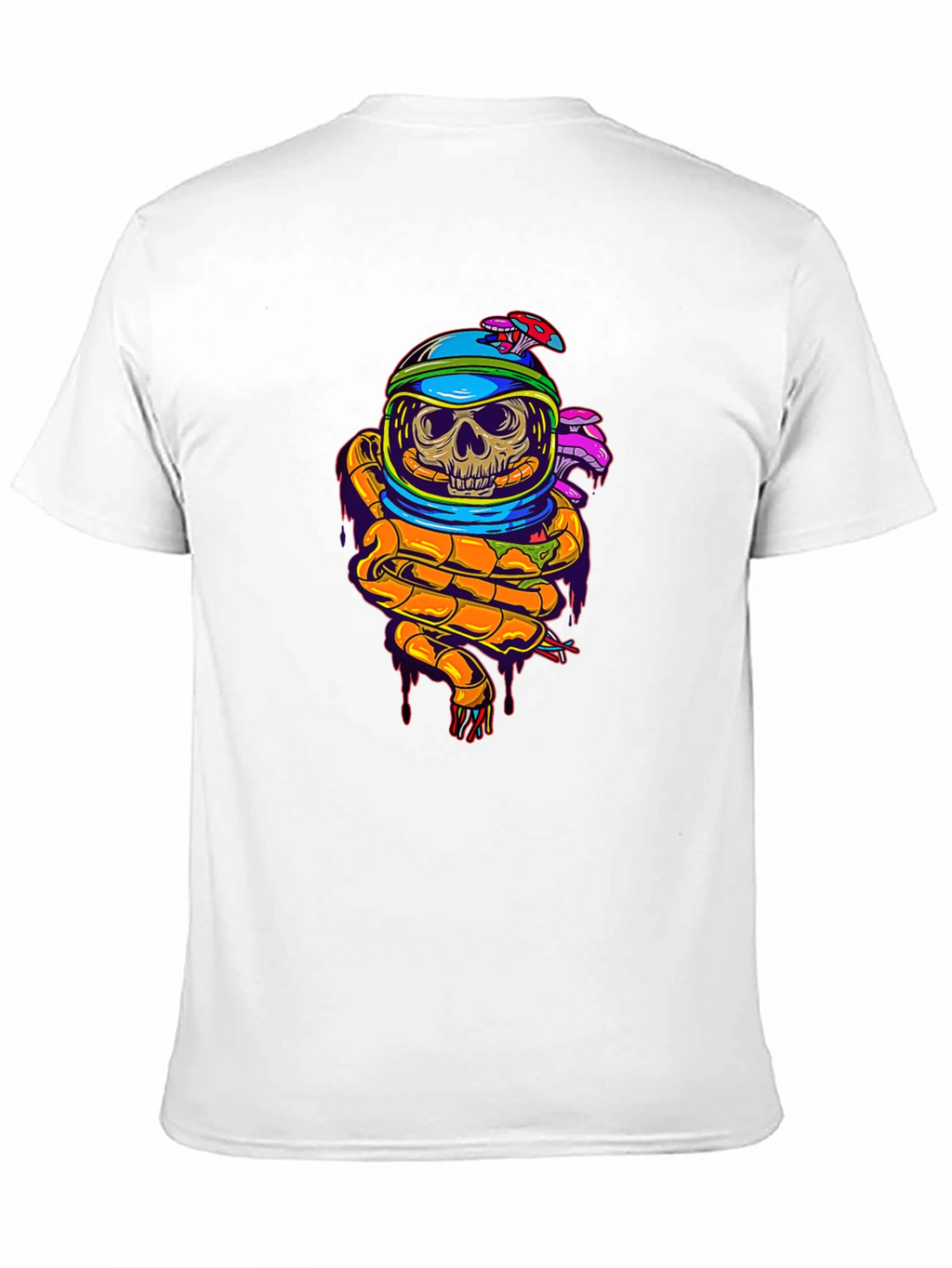 Skull Astronaut Graphic T-Shirt