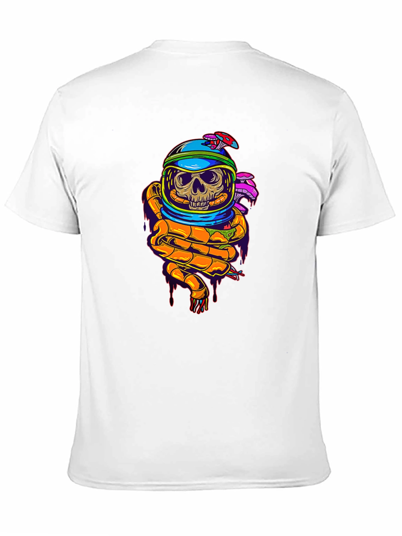 Skull Astronaut Graphic T-Shirt