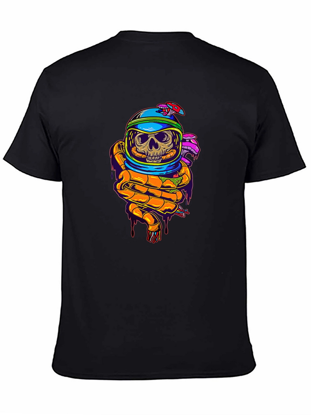 Skull Astronaut Graphic T-Shirt