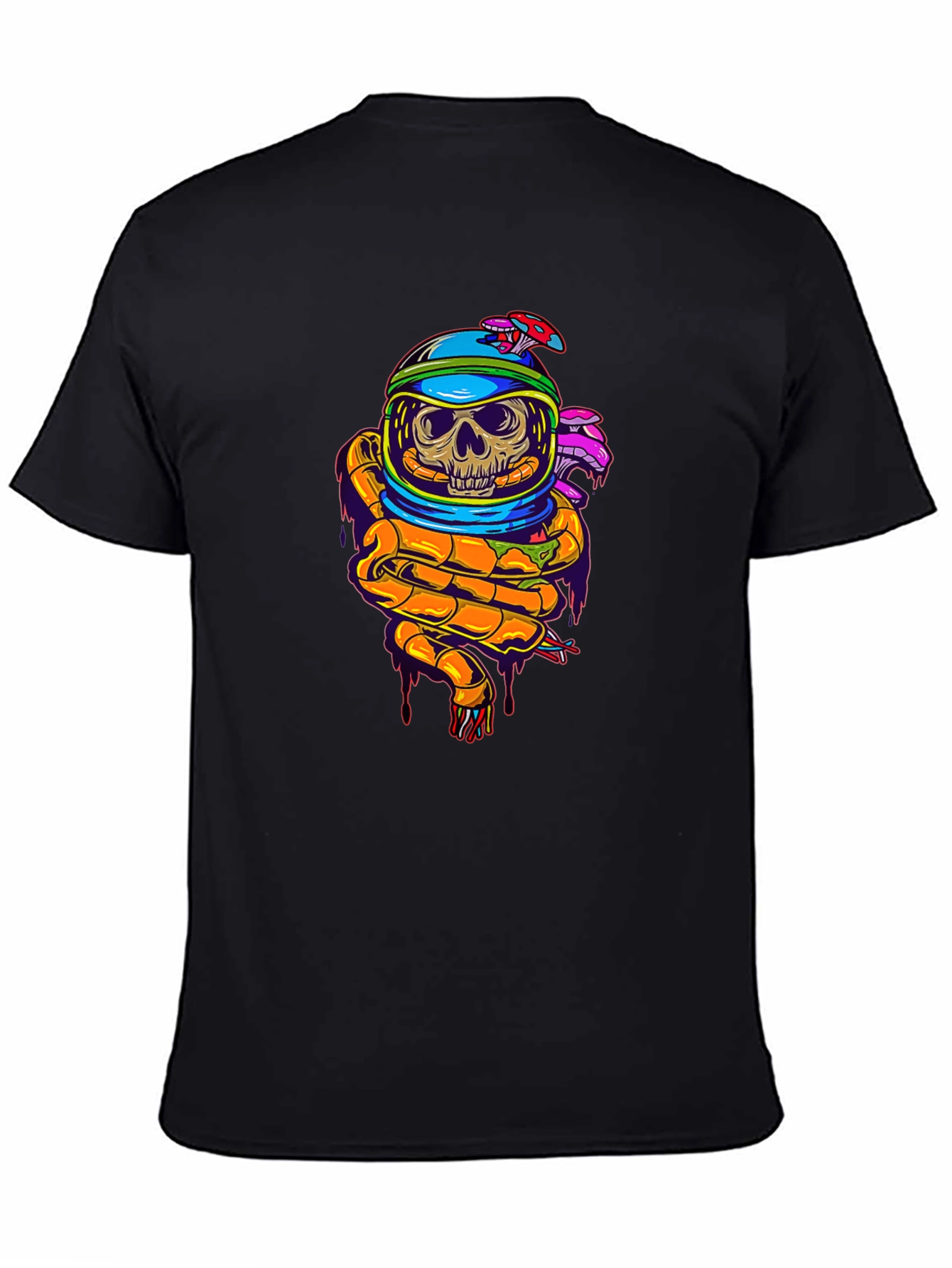 Skull Astronaut Graphic T-Shirt