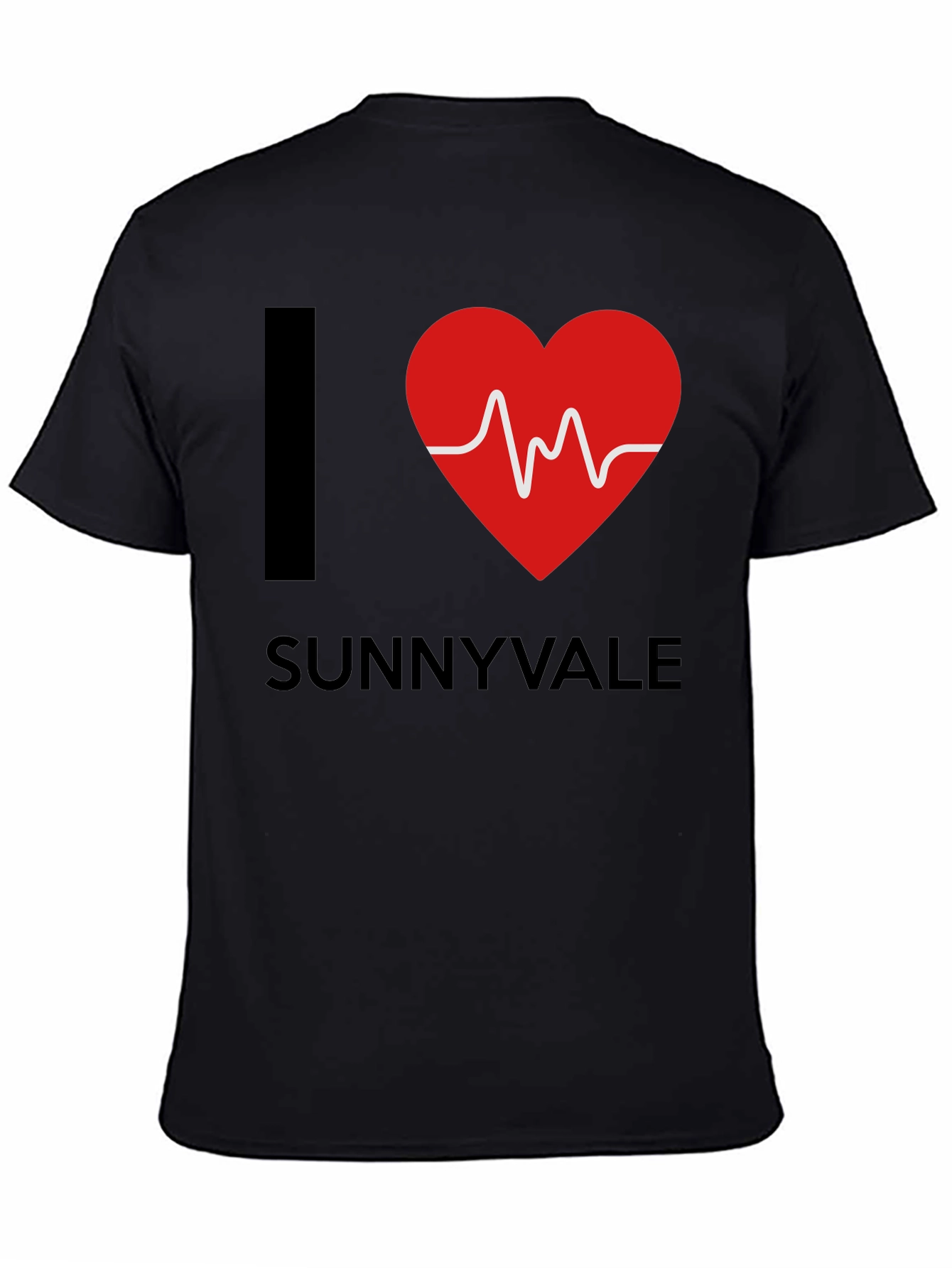 I Heart Sunnyvale Graphic T-Shirt - Trendy Casual Tee