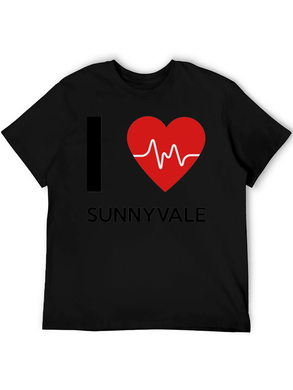 I Heart Sunnyvale Graphic T-Shirt - Trendy Casual Tee