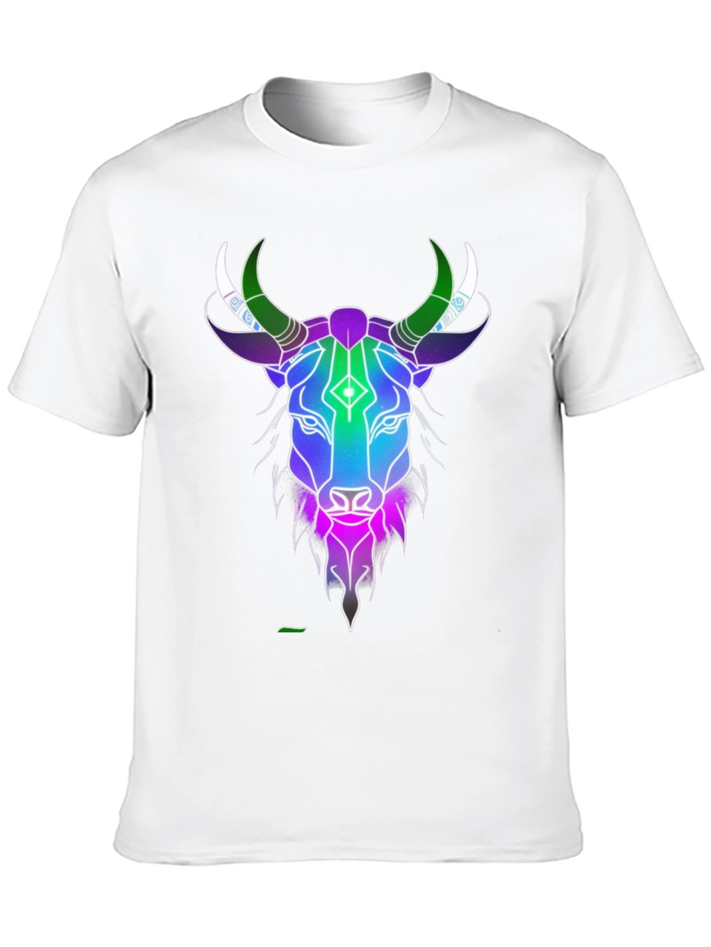 Cosmic Bull Graphic Tee - Mens Black T-Shirt