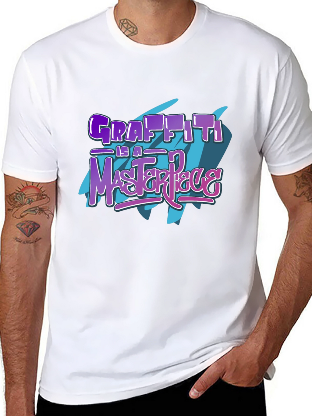 Graffiti Masterpiece Black T-Shirt