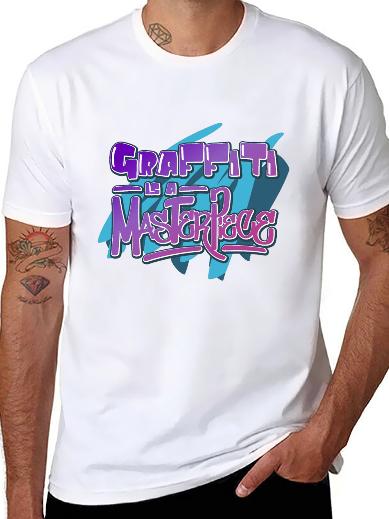 Graffiti Masterpiece Black T-Shirt