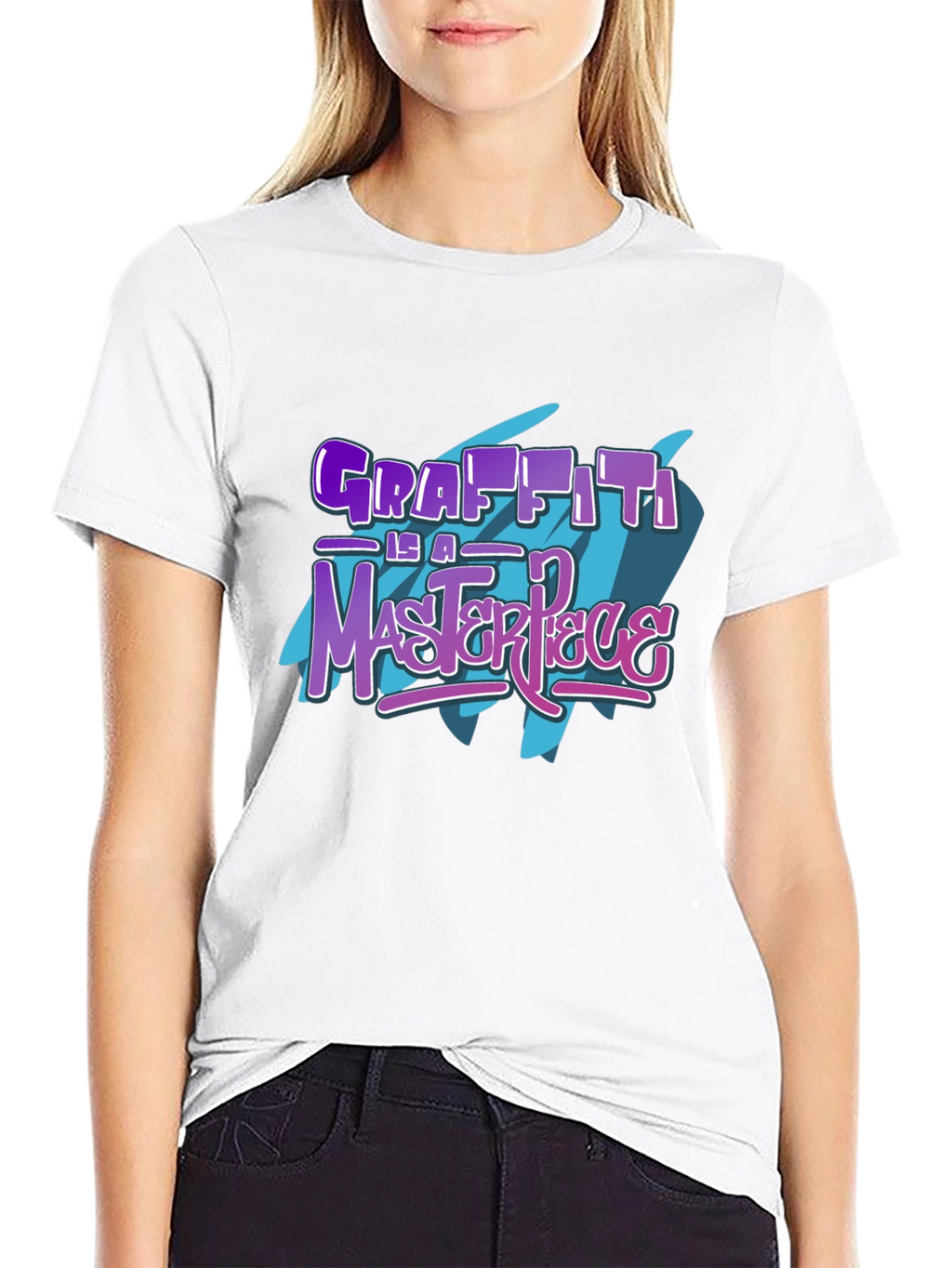 Graffiti Masterpiece Black T-Shirt