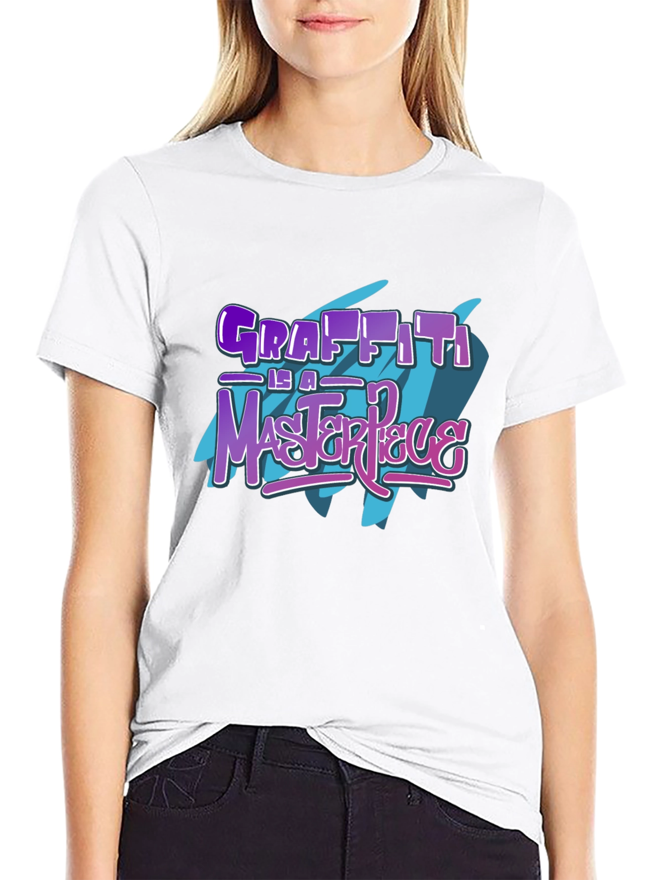 Graffiti Masterpiece Black T-Shirt