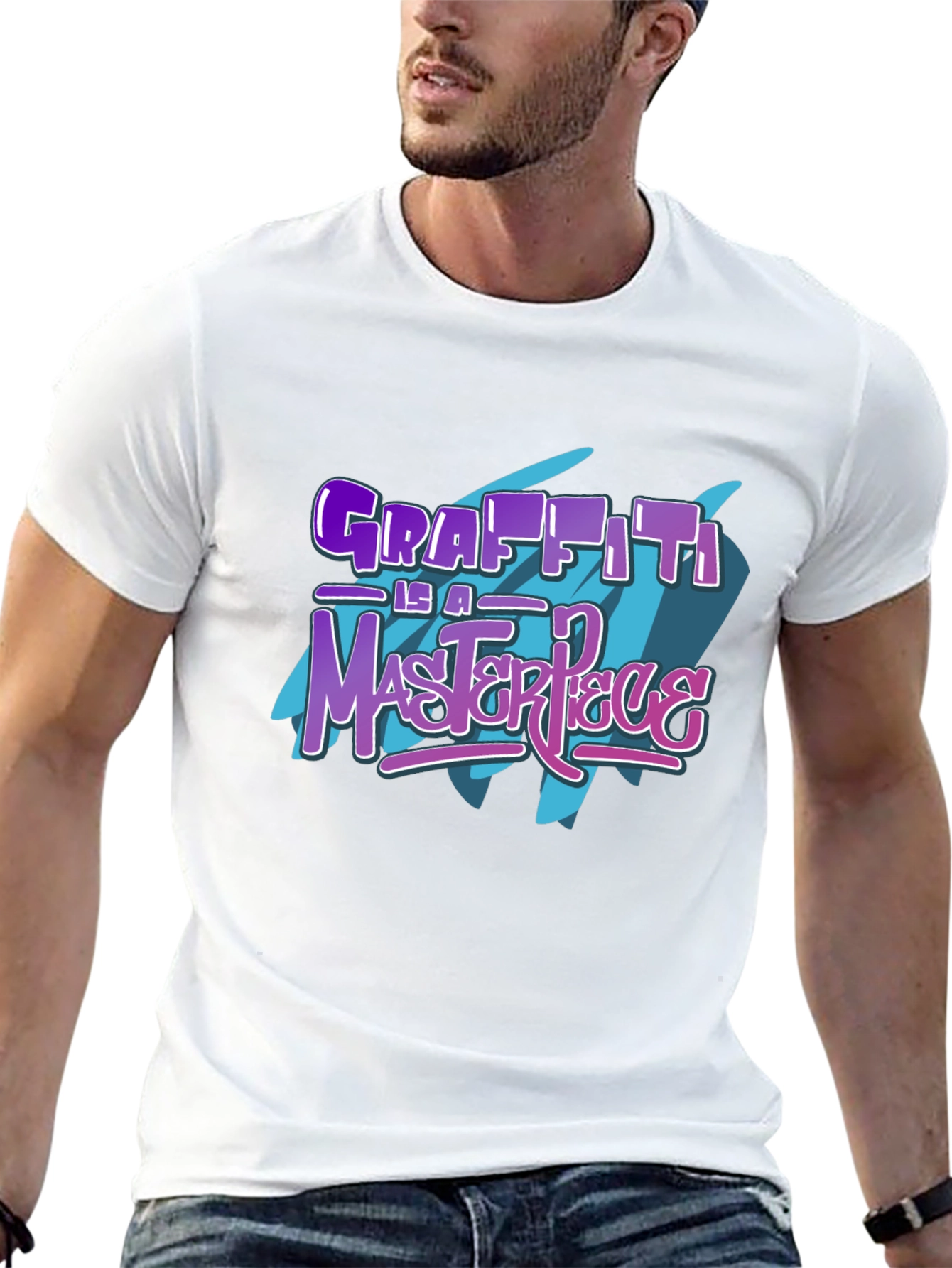 Graffiti Masterpiece Black T-Shirt