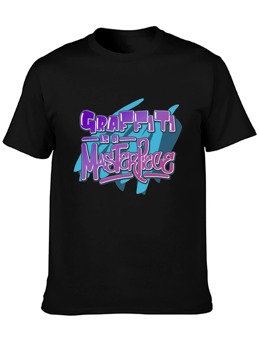 Graffiti Masterpiece Black T-Shirt