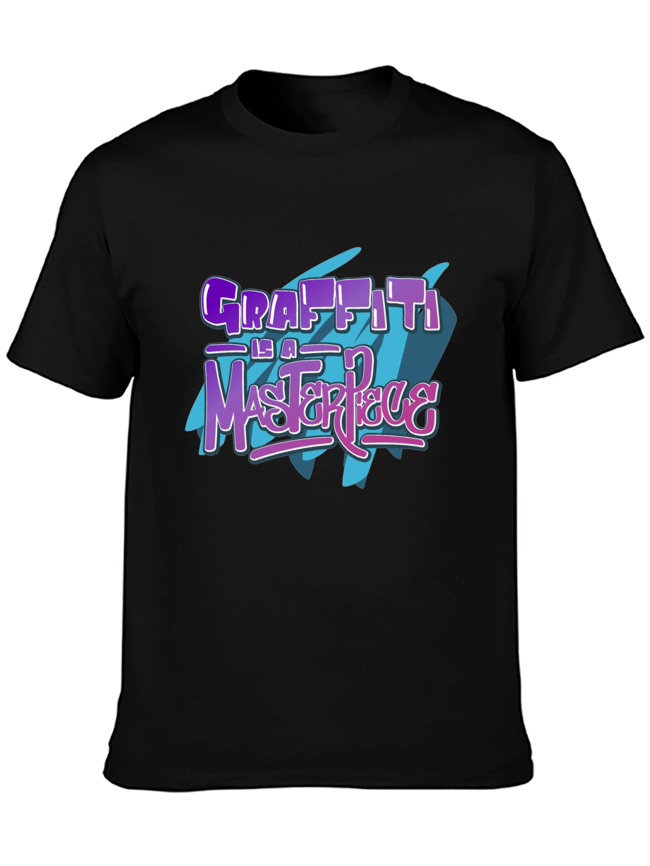 Graffiti Masterpiece Black T-Shirt