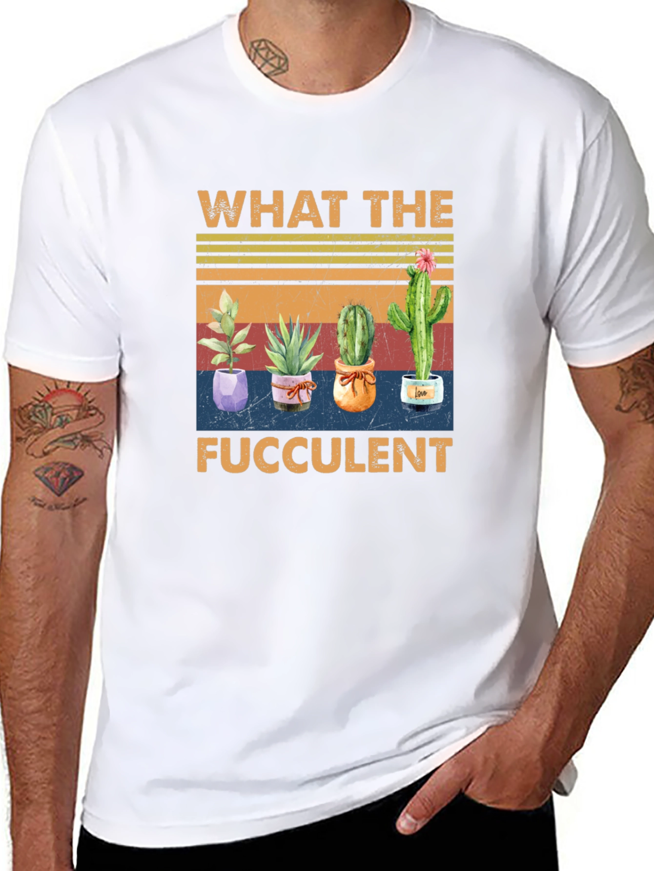 What The Fucculent Cactus T-Shirt