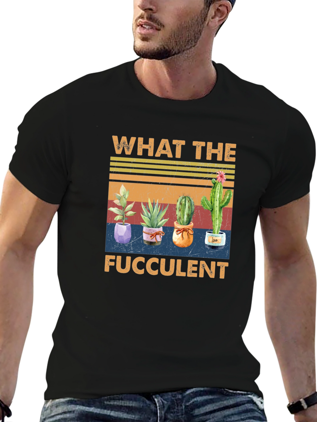 What The Fucculent Cactus T-Shirt