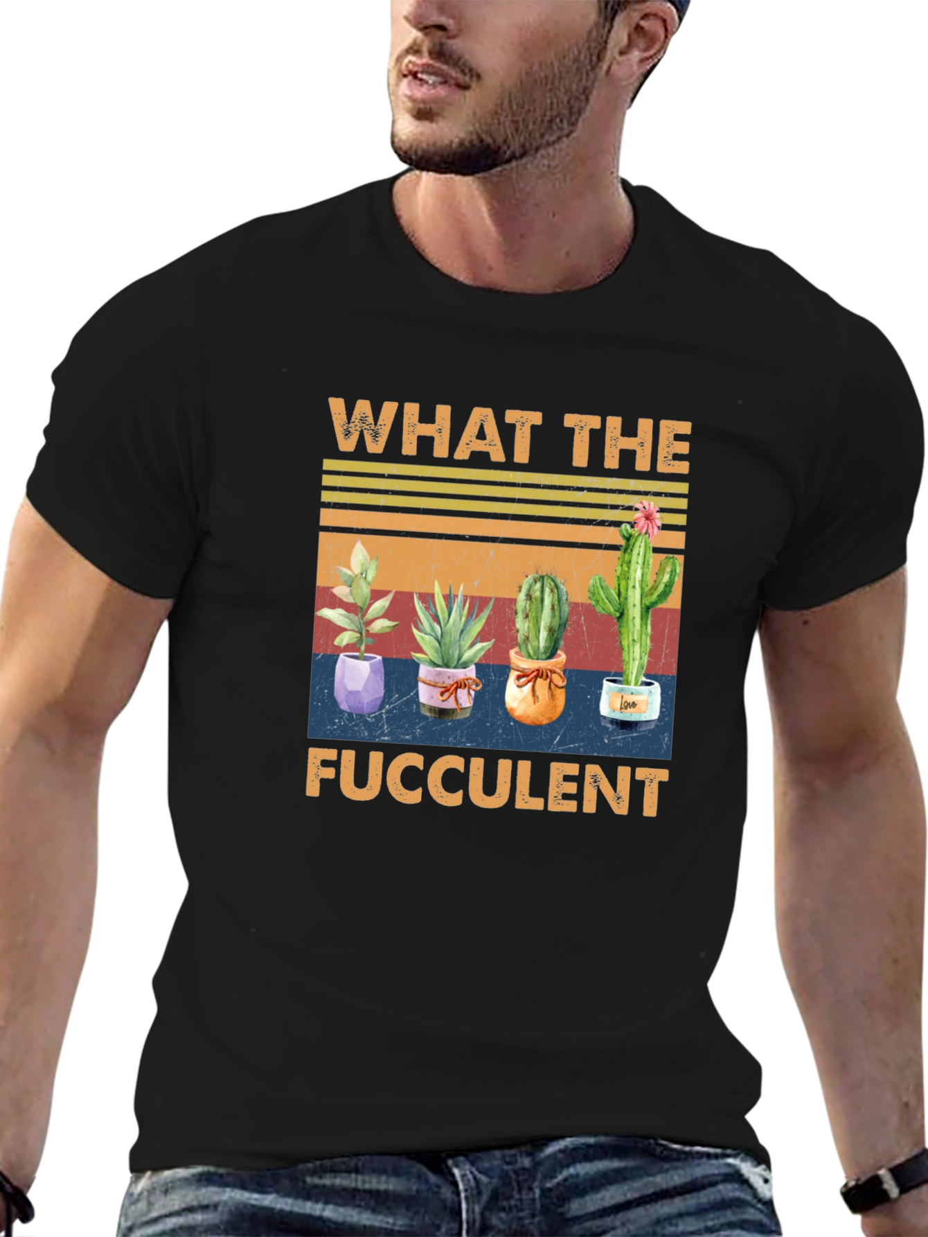 What The Fucculent Cactus T-Shirt