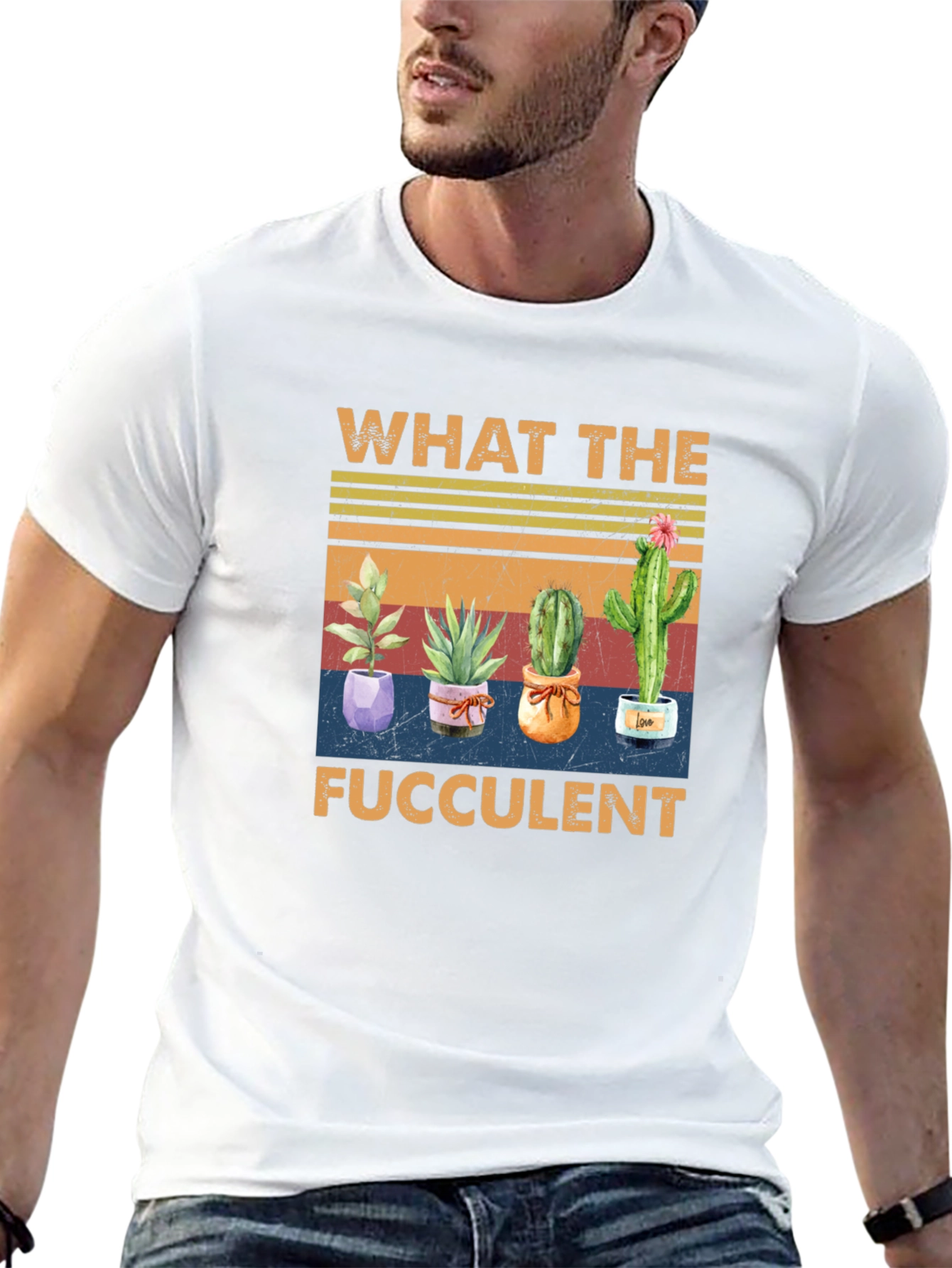 What The Fucculent Cactus T-Shirt