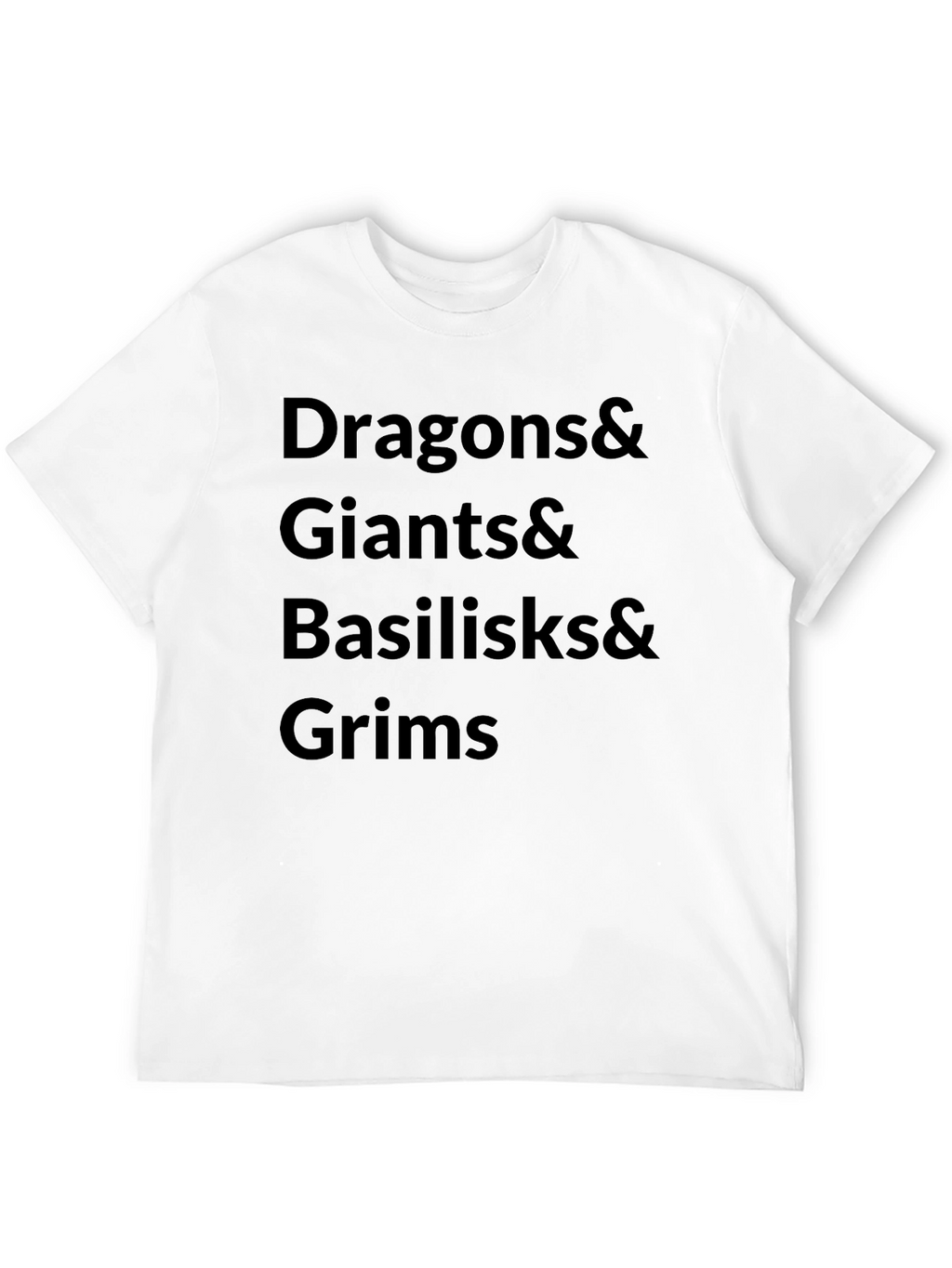 Dragons & Giants T-Shirt - Fantasy Creature Tee