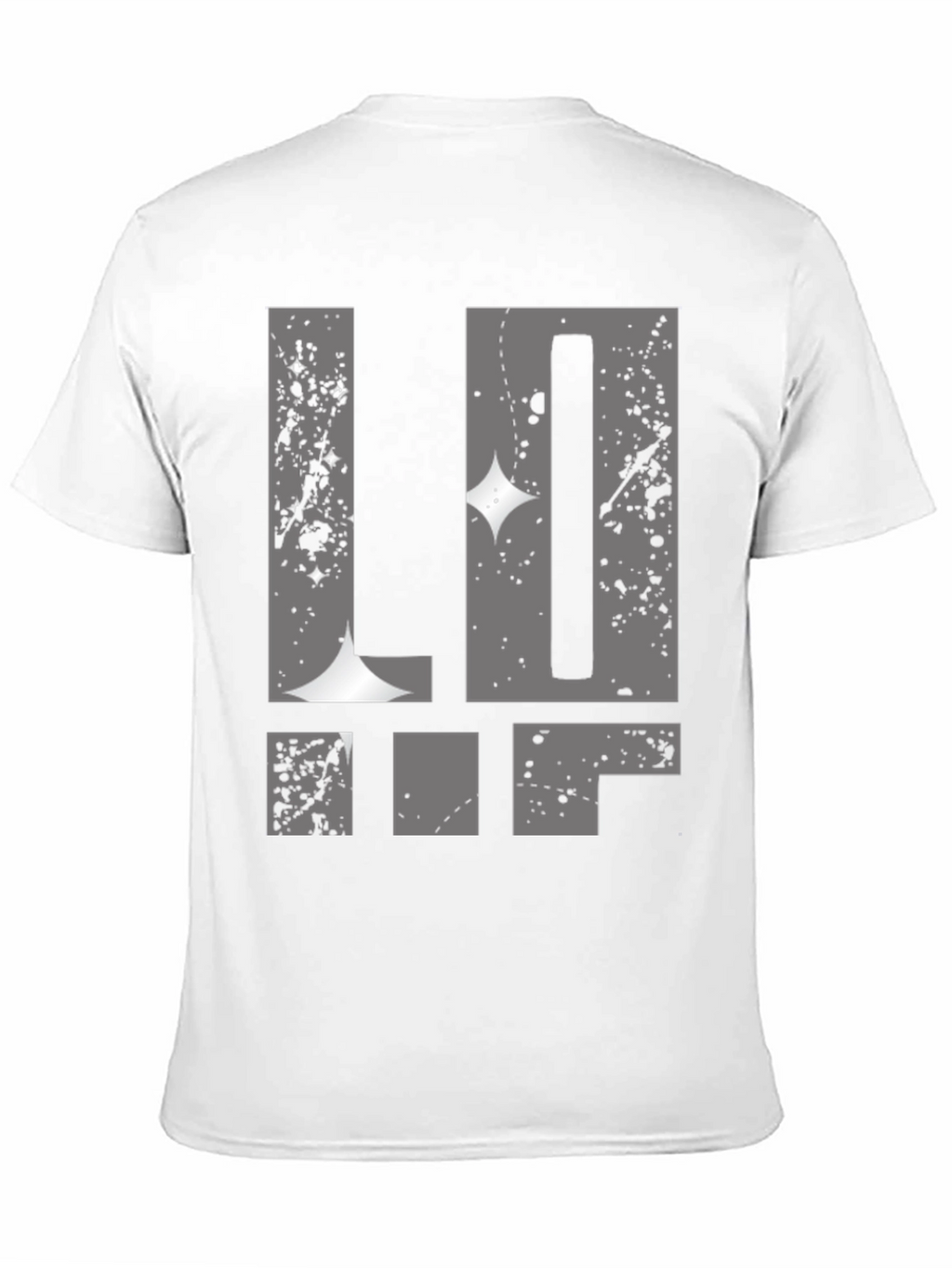 Abstract Graphic Print T-Shirt - Mens Black Tee