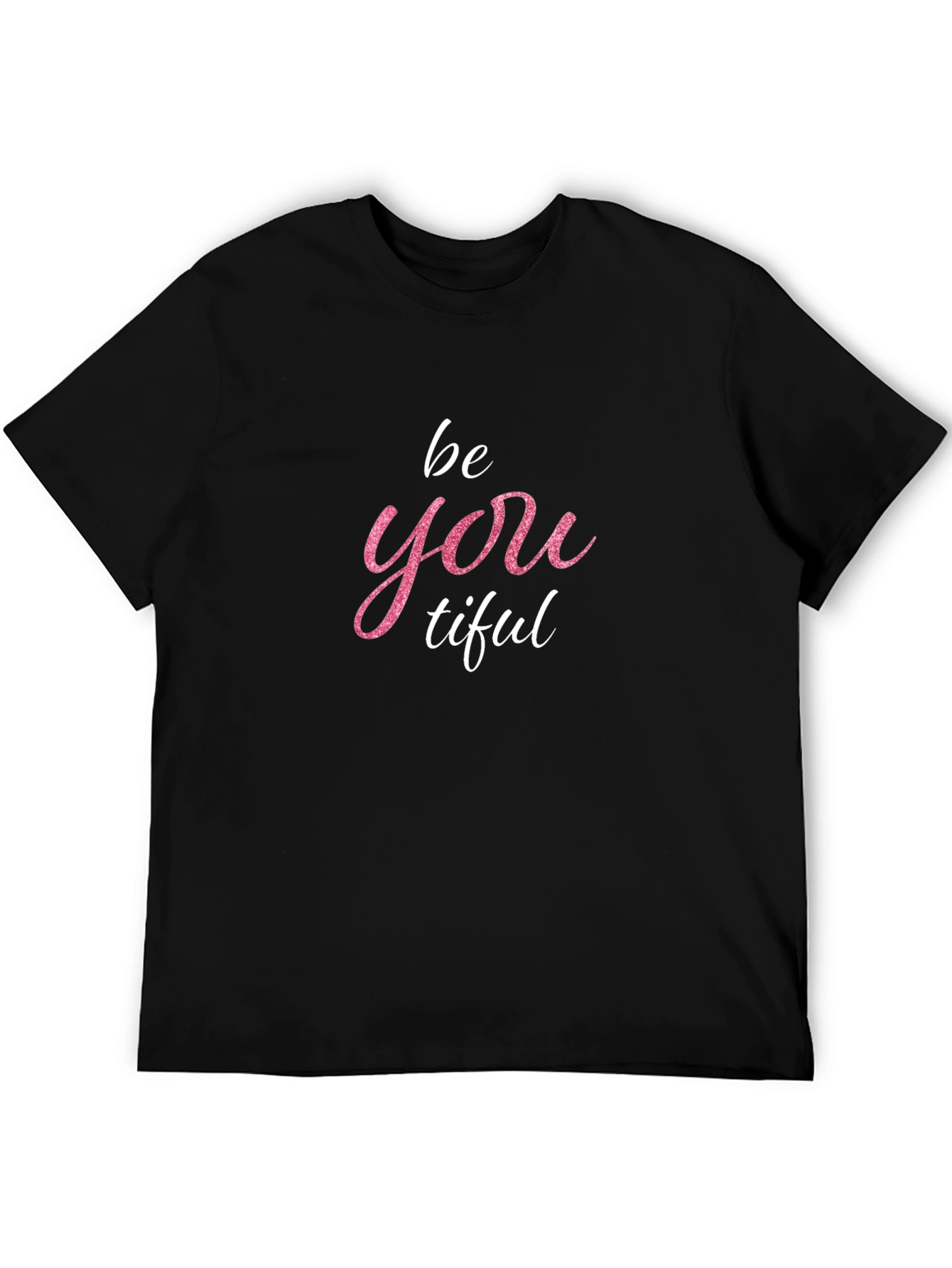 Be-YOU-tiful Black Graphic Tee