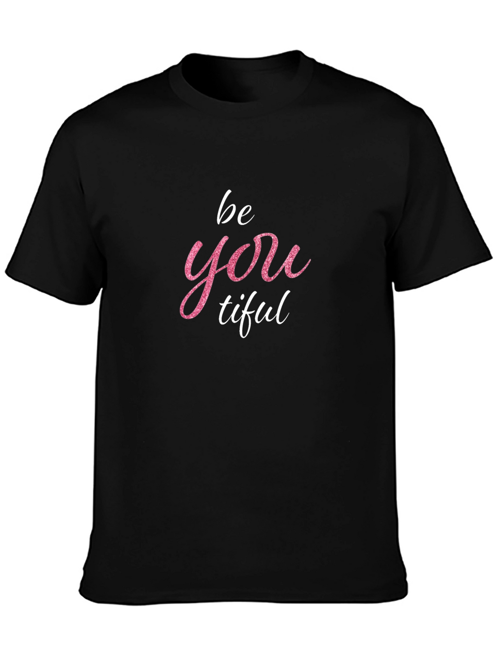 Be-YOU-tiful Black Graphic Tee