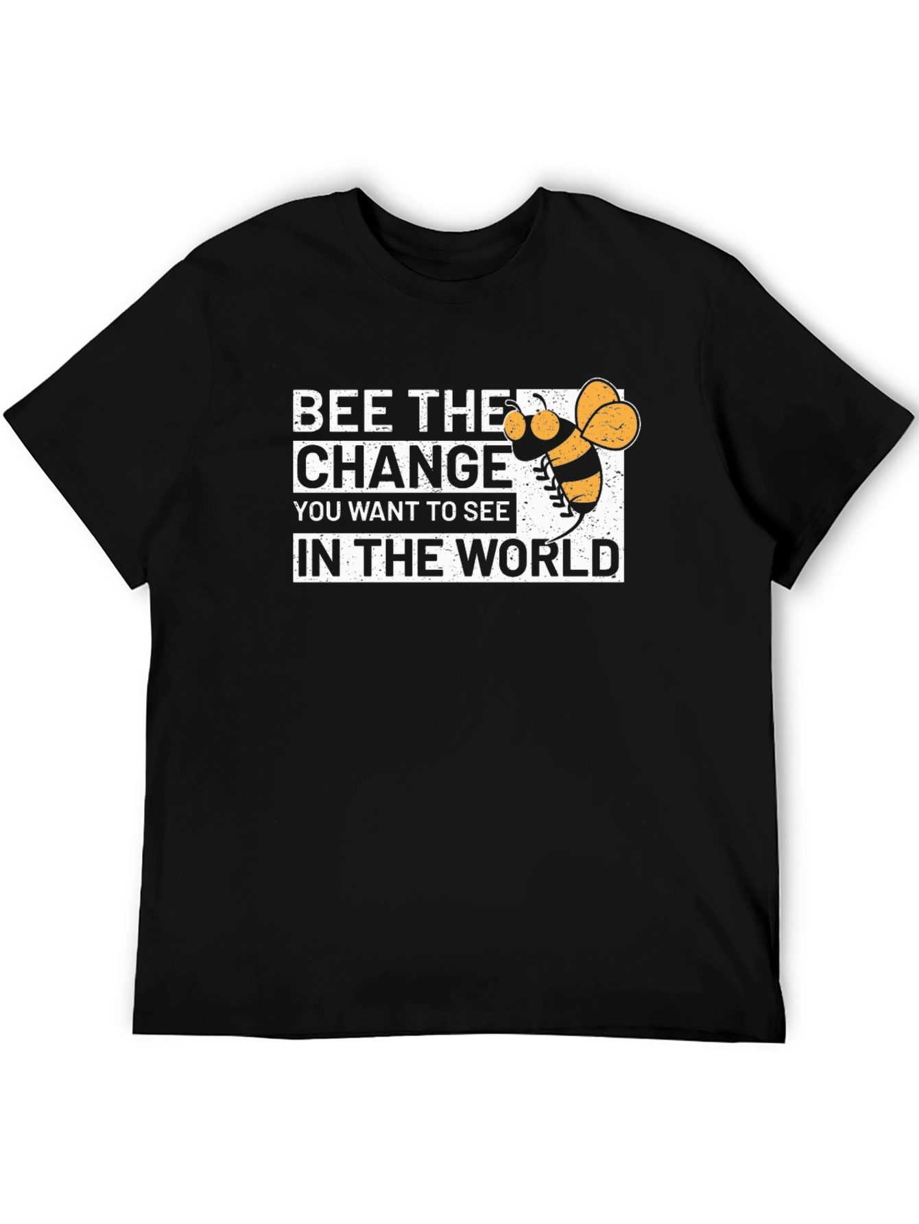 Bee the Change T-Shirt - Motivational Graphic Tee