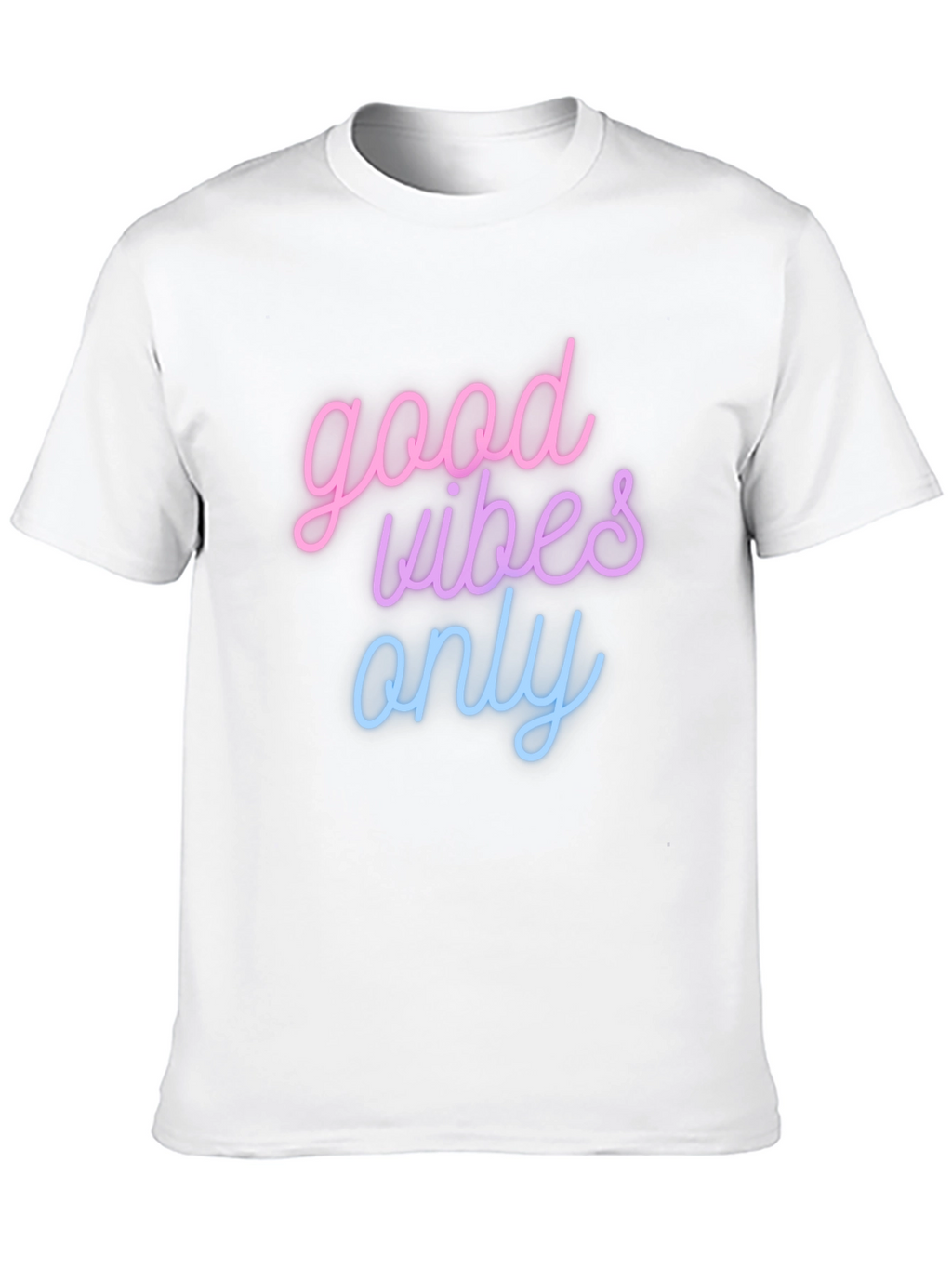 Good Vibes Only T-Shirt - Black Casual Tee