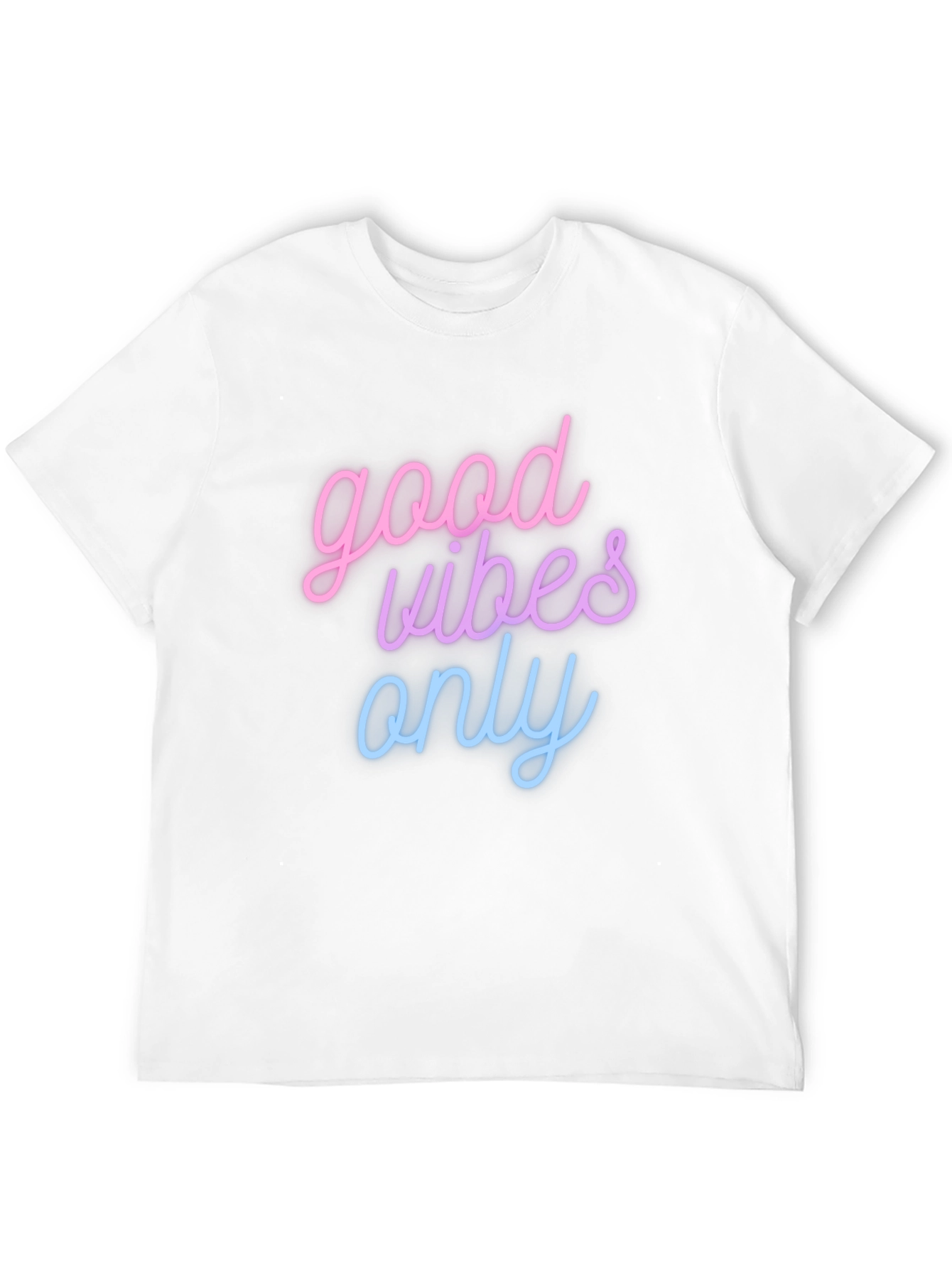 Good Vibes Only T-Shirt - Black Casual Tee