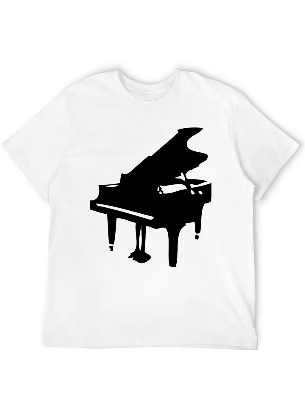 Grand Piano Graphic Tee - Music Lover Shirt