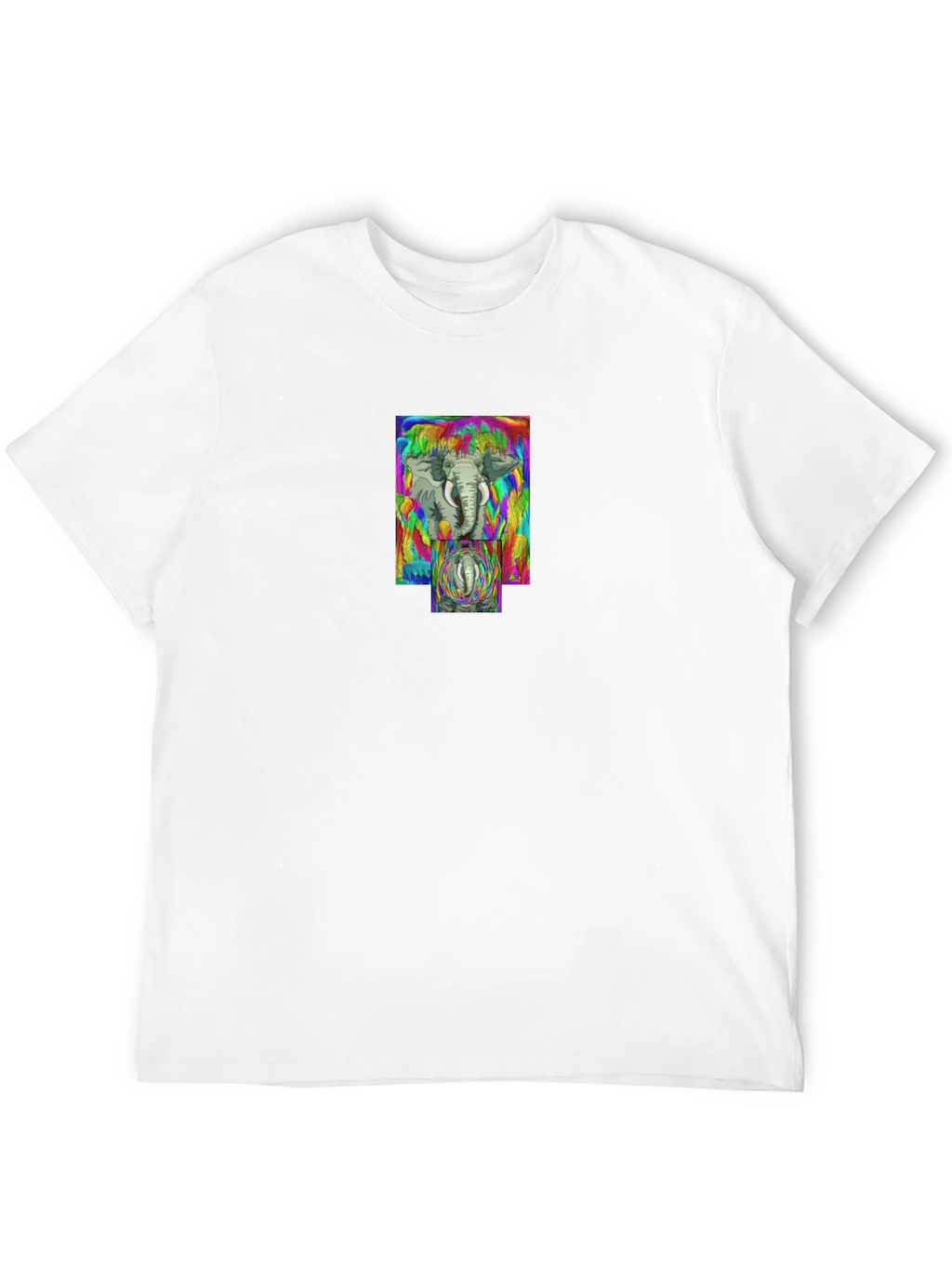 Psychedelic Elephant Graphic Tee