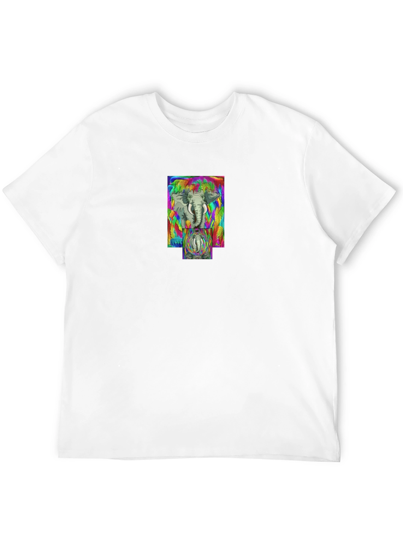 Psychedelic Elephant Graphic Tee