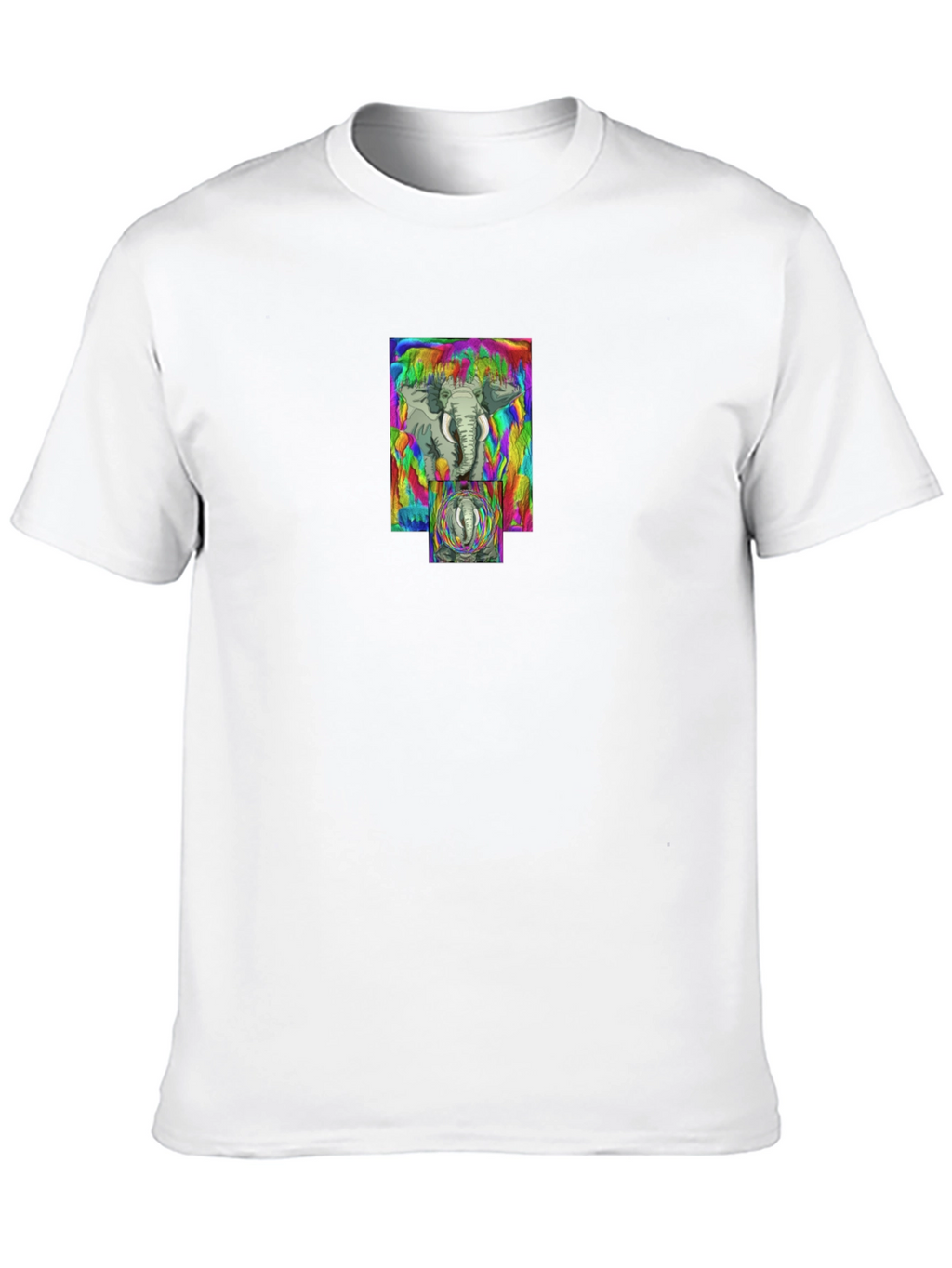 Psychedelic Elephant Graphic Tee