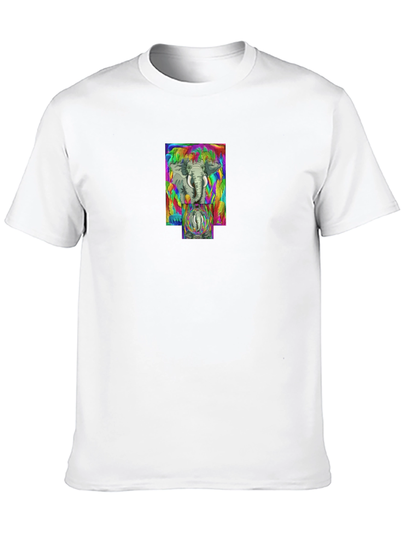 Psychedelic Elephant Graphic Tee