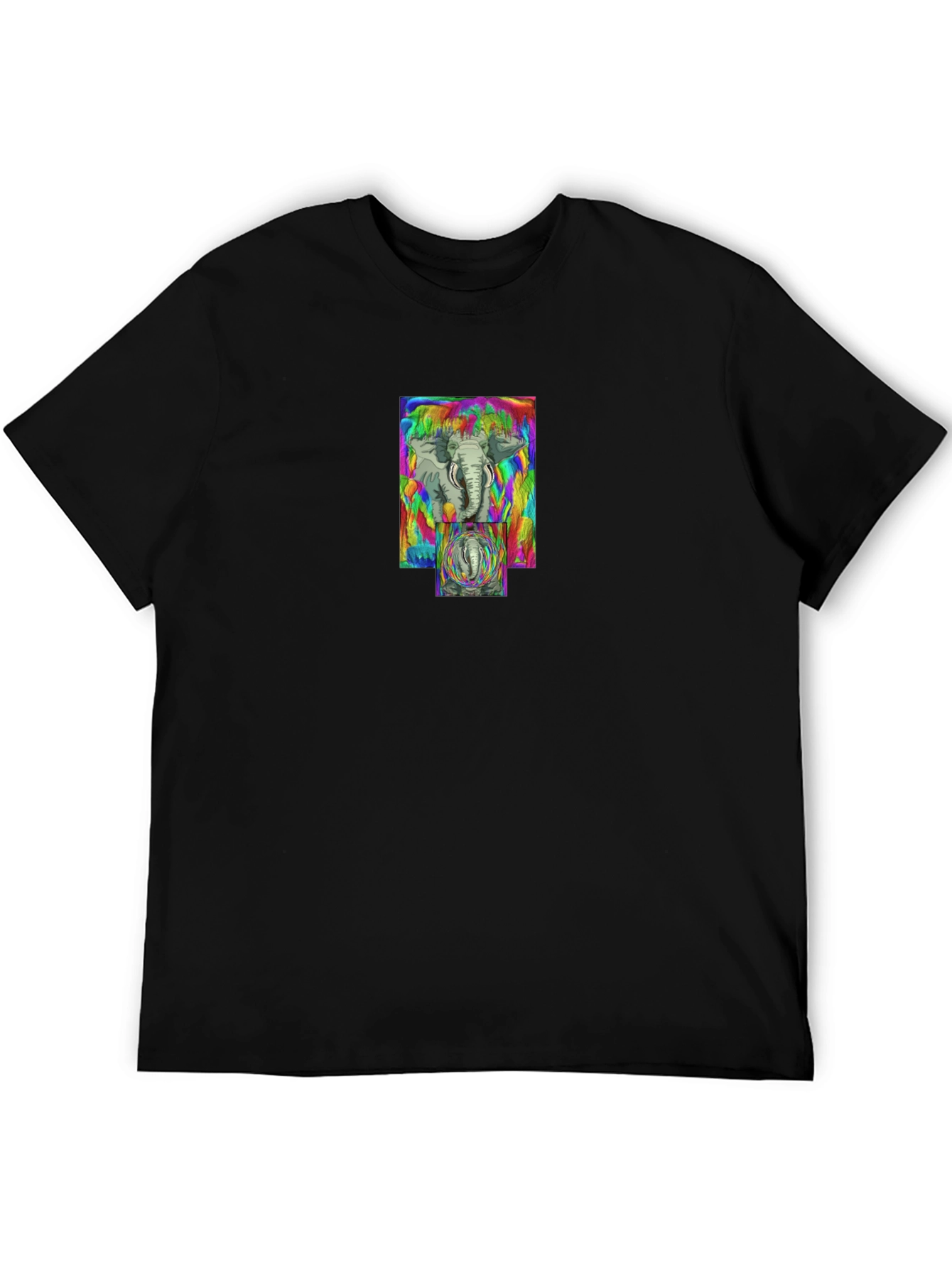 Psychedelic Elephant Graphic Tee