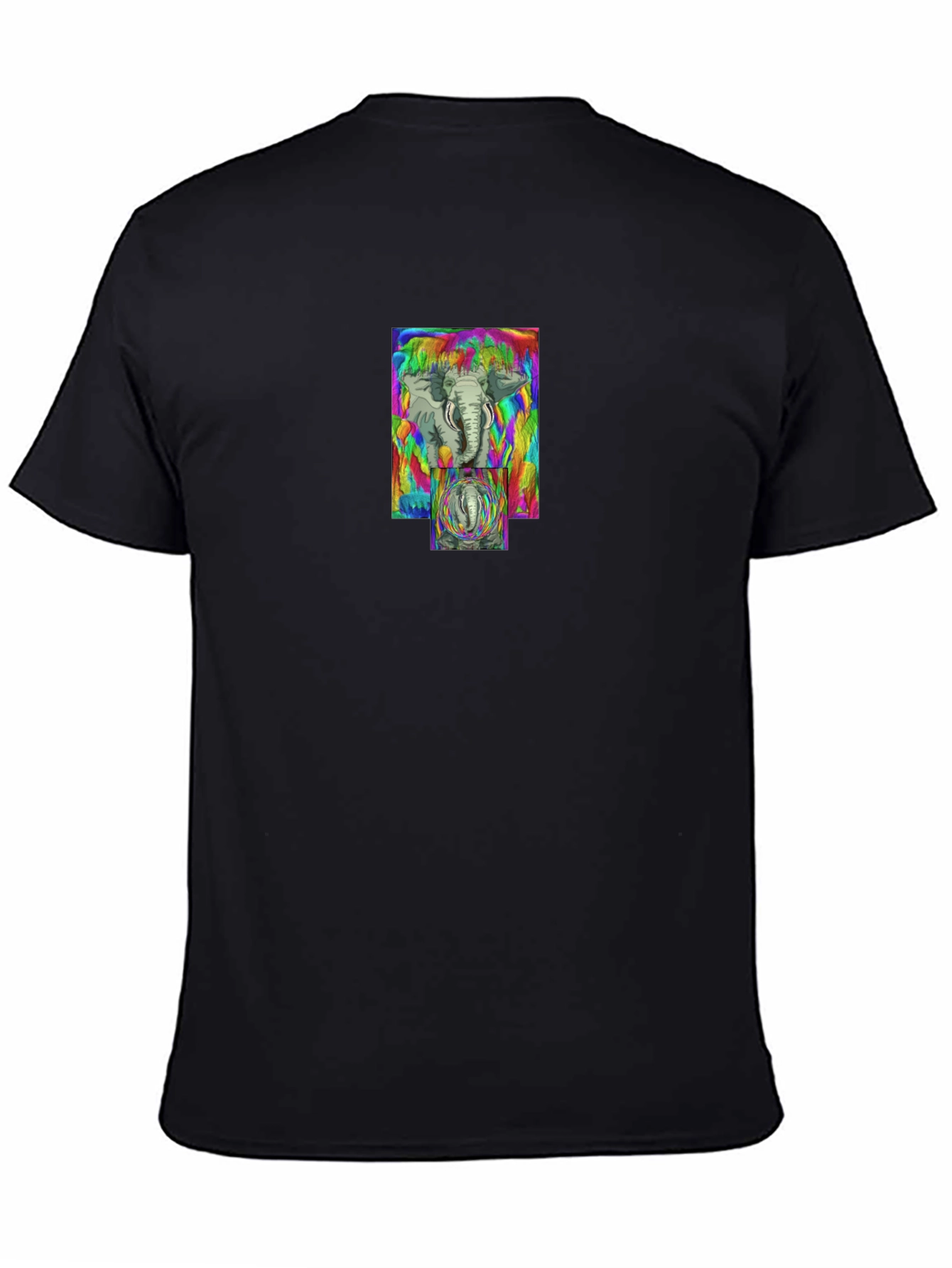 Psychedelic Elephant Graphic Tee
