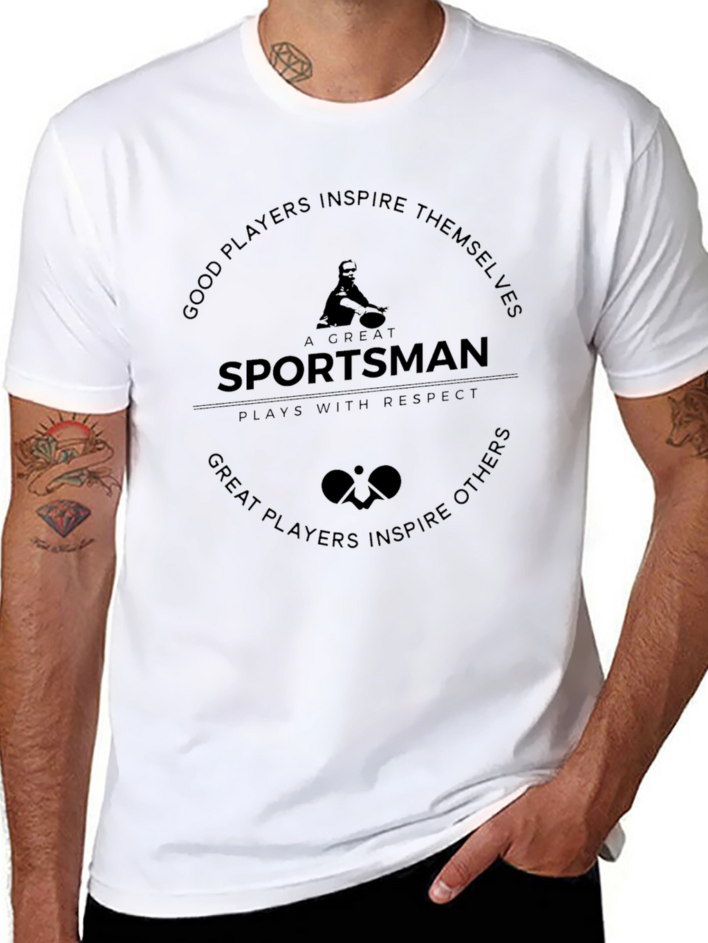 Sportsman Table Tennis Graphic Tee